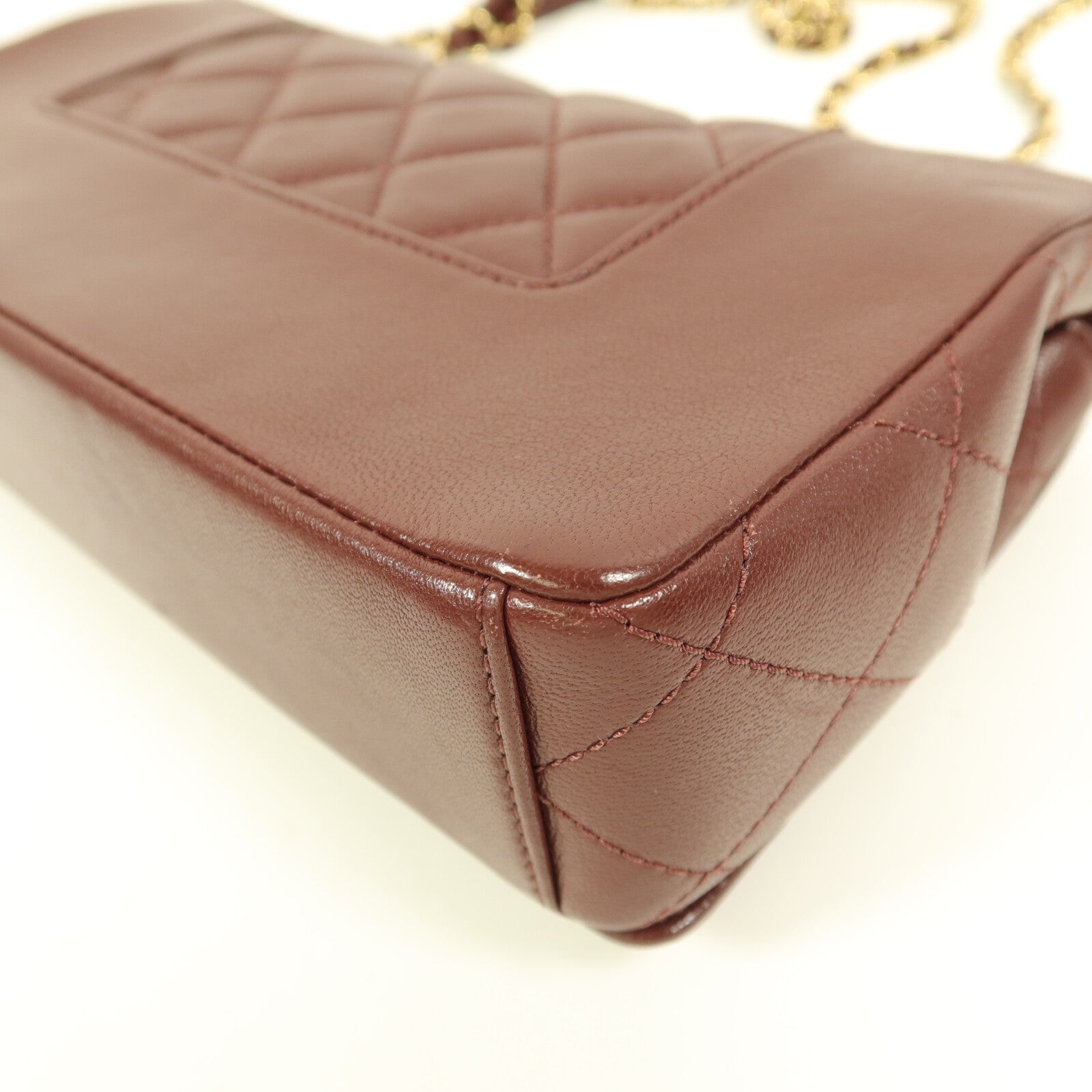 CHANEL 羊皮皮革Chain Shoulder鏈帶肩背袋