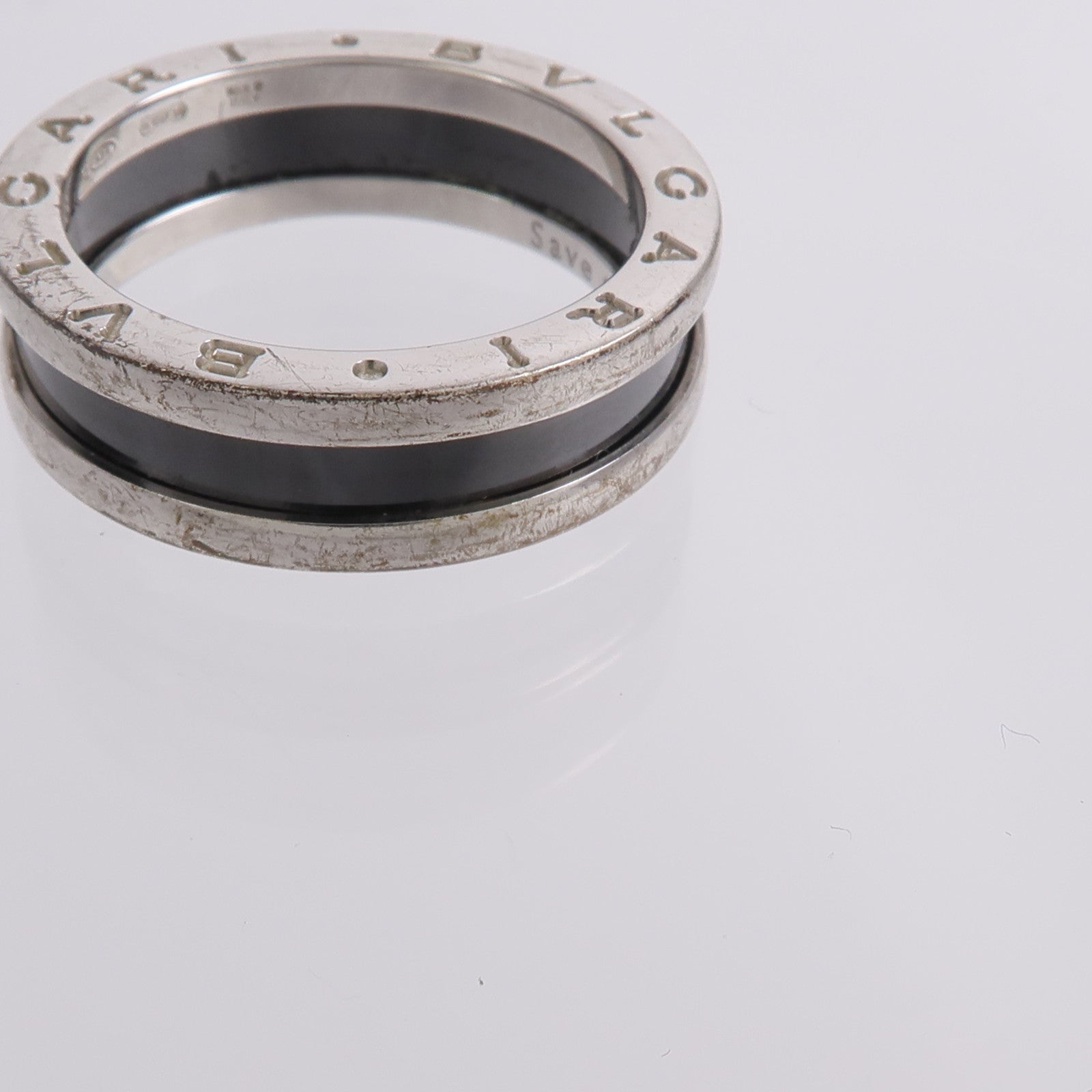 BVLGARI 925純銀/陶瓷B.Zero1 Save the Children Ring戒指