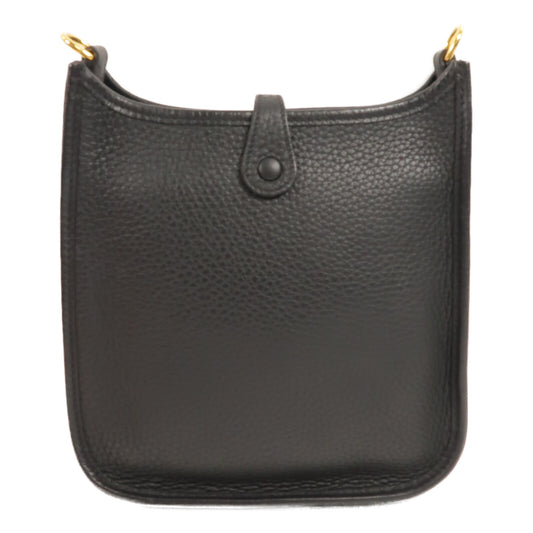HERMES Clemence皮革 Evelyne TPM肩背袋Noir