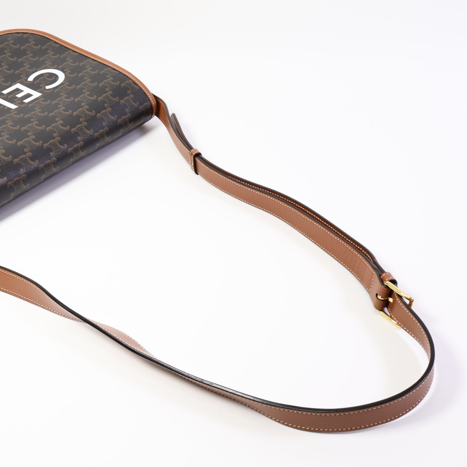 CELINE 塗層帆布Messenger Bag肩背袋