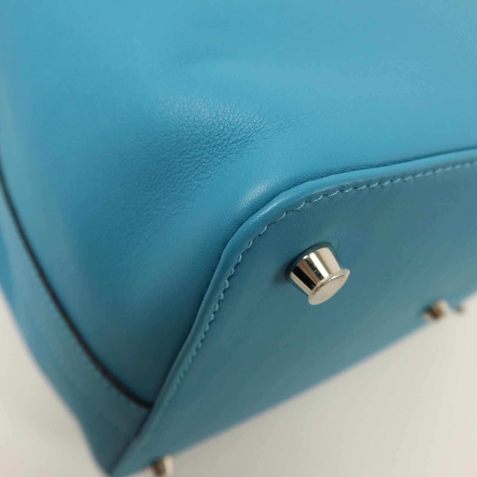 HERMES Swift皮革Toolbox 26手挽肩背兩用袋Turquoise