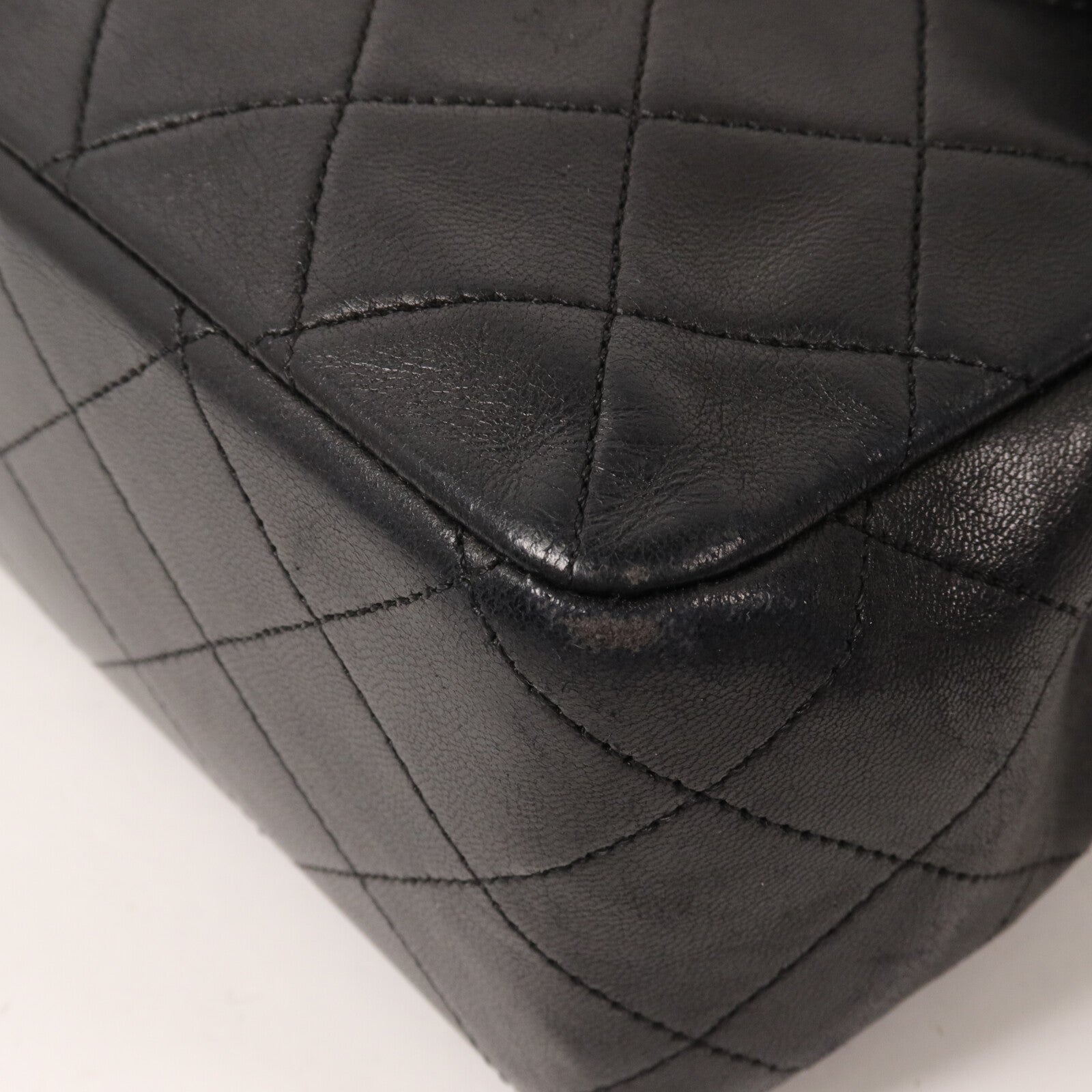 CHANEL 羊皮皮革Vintage Chain Shoulder鏈帶肩背袋