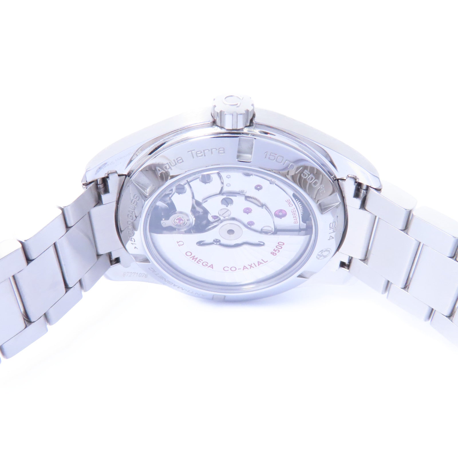 OMEGA Seamaster Aqua Terra不鏽鋼手錶自動機芯黑色