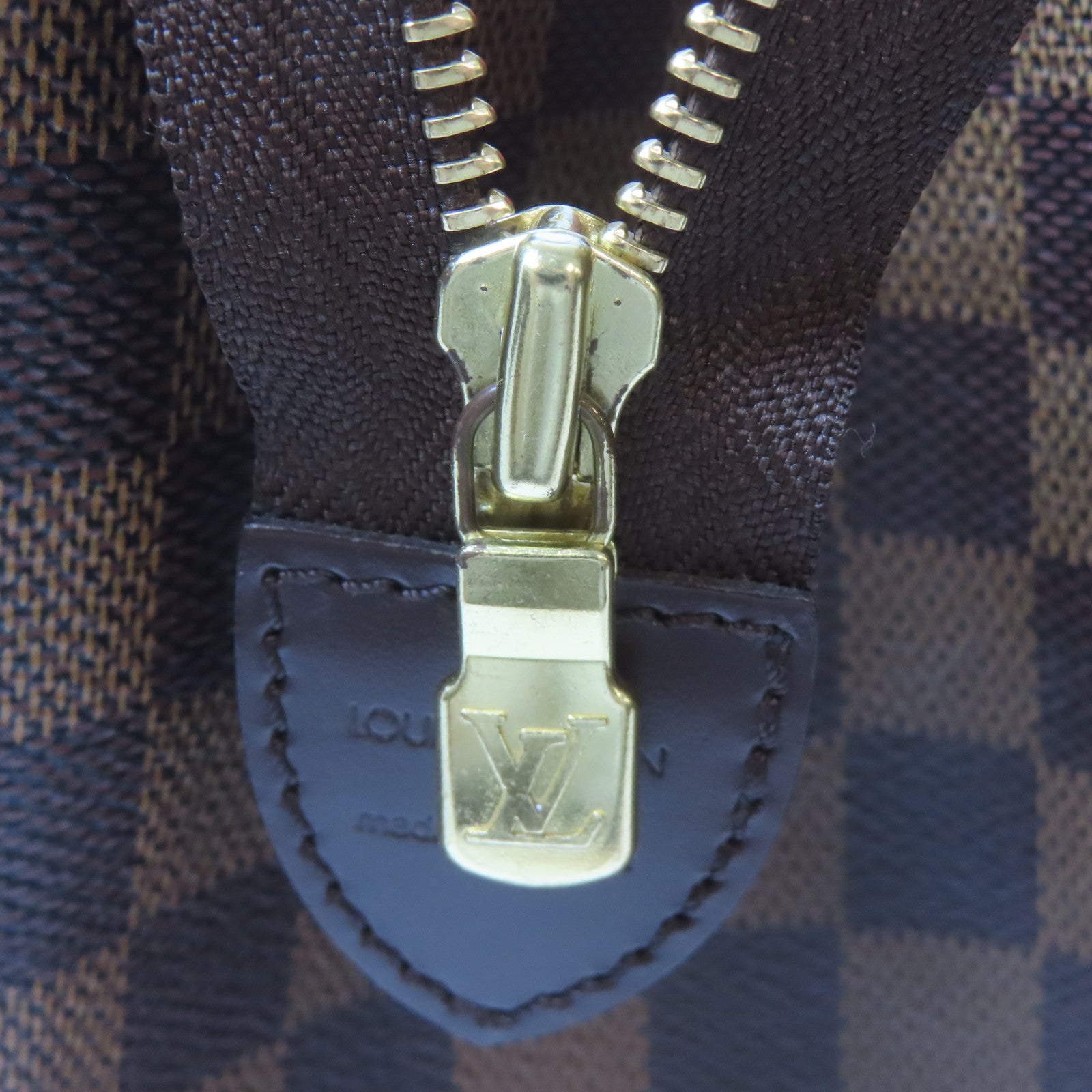 LOUIS VUITTON 【激減優惠】Damier Riviera金扣手挽袋啡色