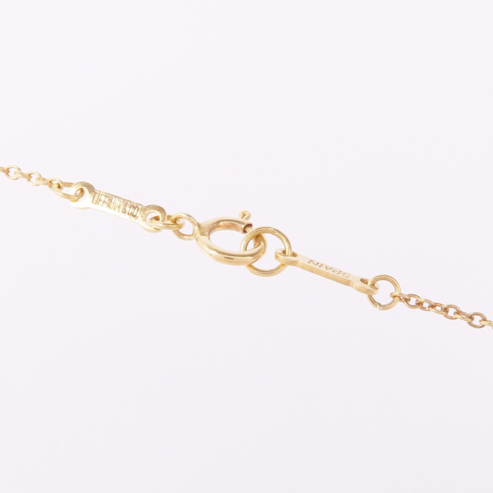 TIFFANY＆CO 18K黃金Open Heart Necklace項鍊