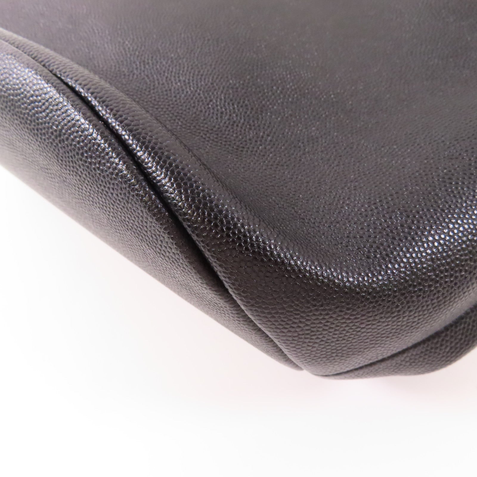 CHANEL【激減優惠】 牛皮皮革Drawstring Bucket金扣鏈帶肩背袋