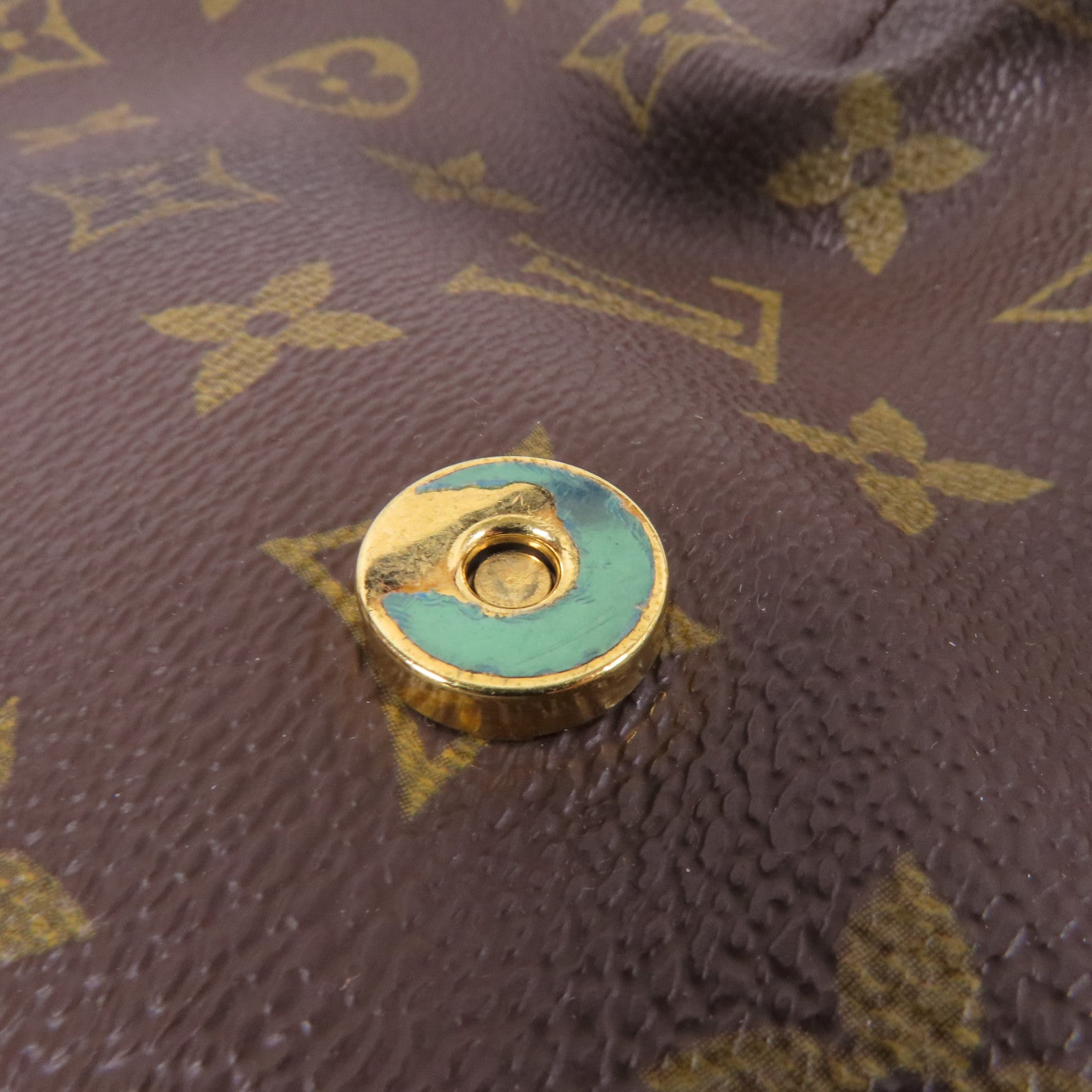 LOUIS VUITTON Monogram Musette Salsa金扣肩背袋棕色