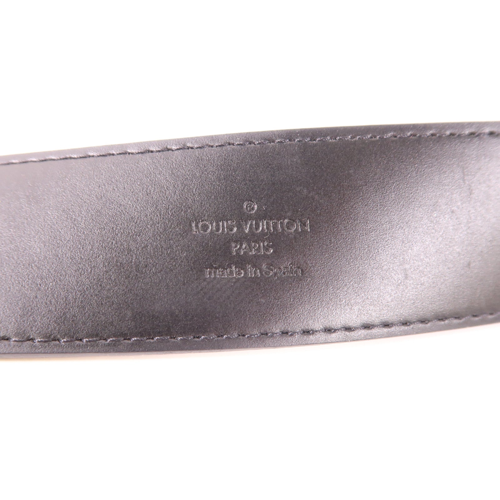 LOUIS VUITTON Damier Graphite Belt 90cm皮帶