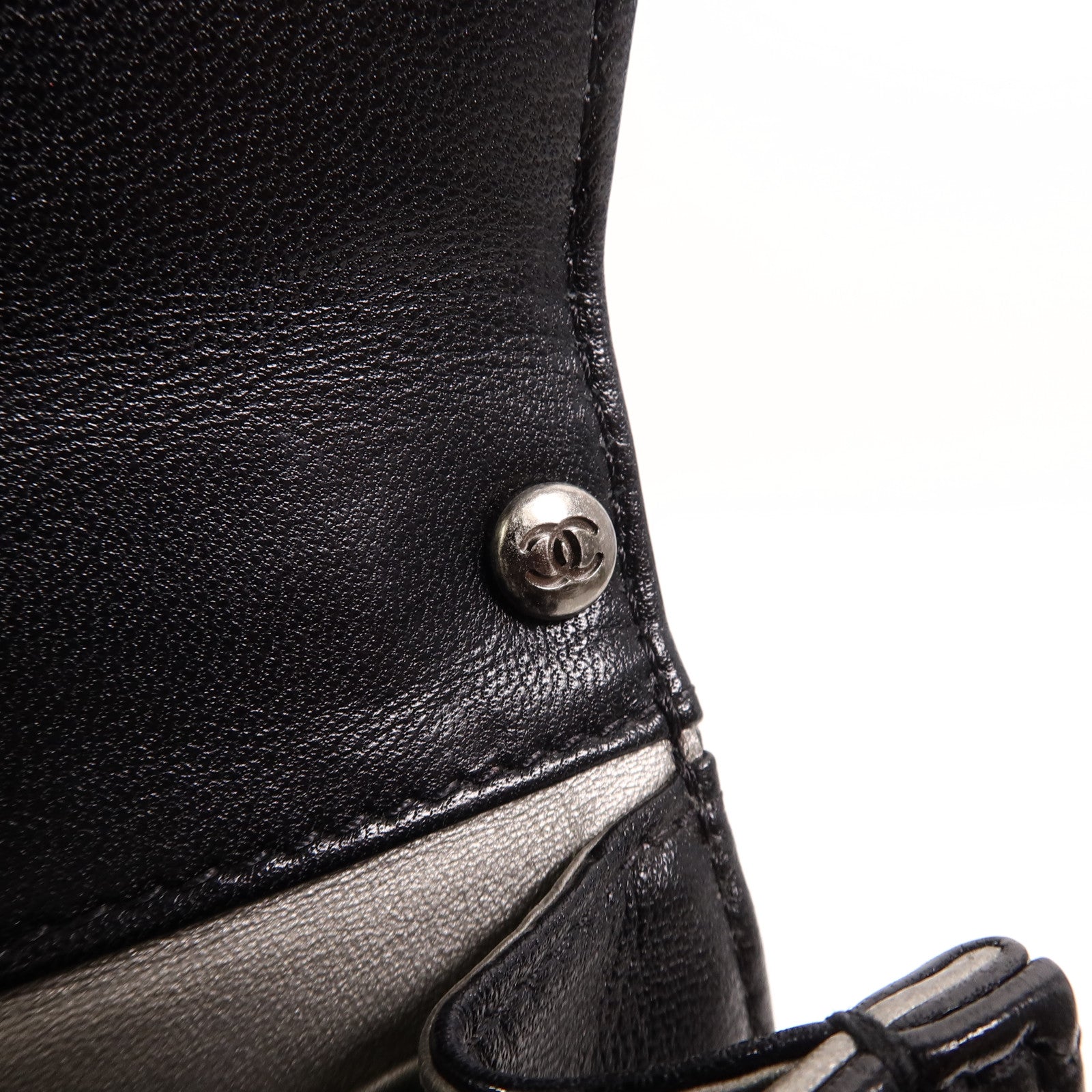 CHANEL 牛皮皮革Matelasse Pearl Chain Bag鏈帶肩背袋