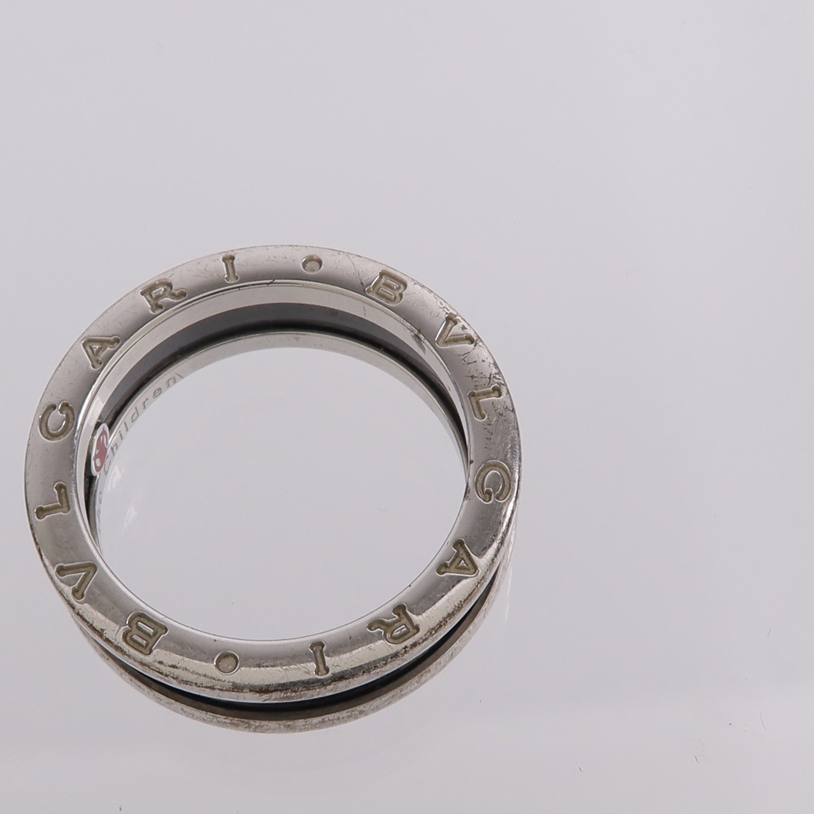 BVLGARI 925純銀/陶瓷B.Zero1 Save the Children Ring戒指