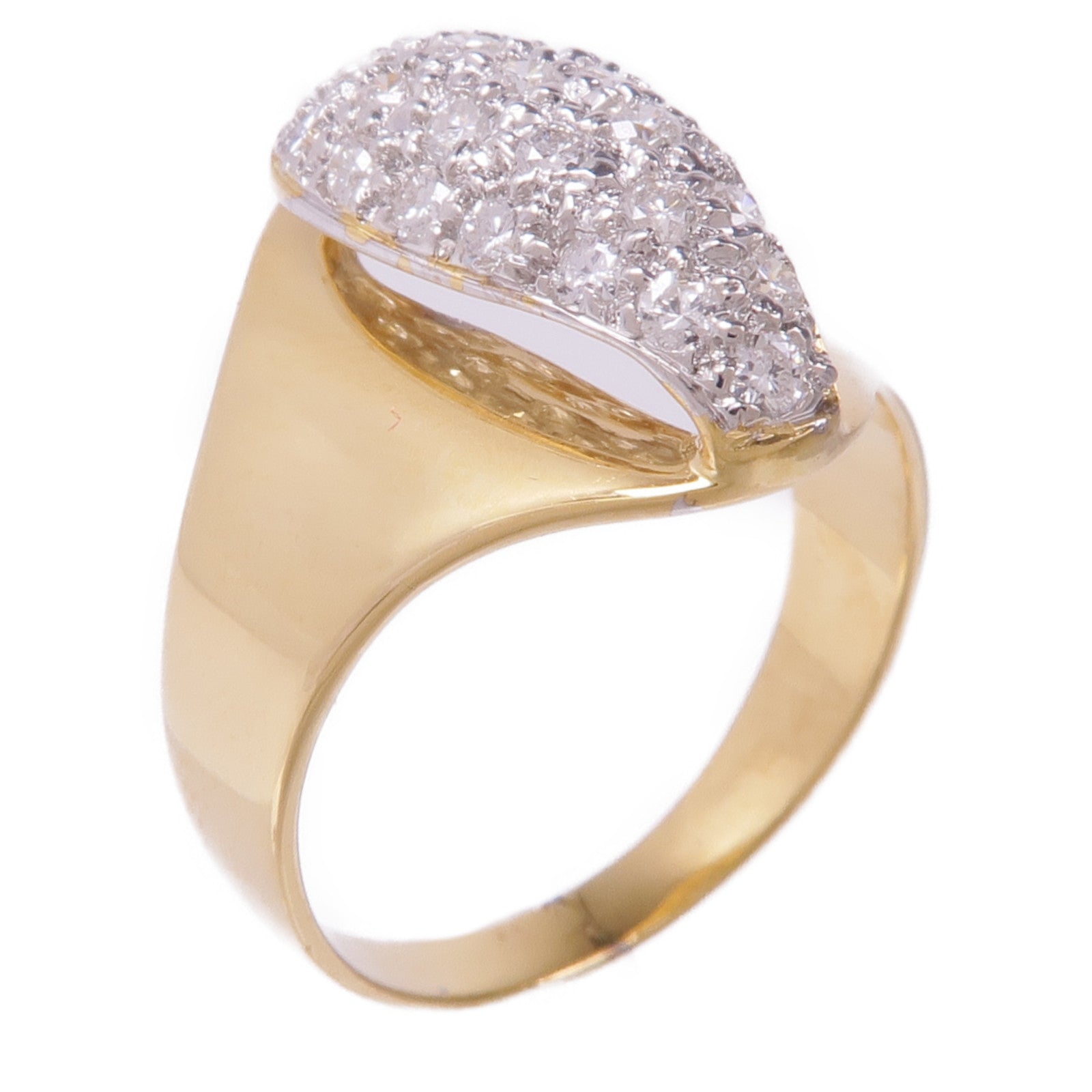 JEWELRY 18K黃金/白金Diamond Ring鑽石戒指US#6