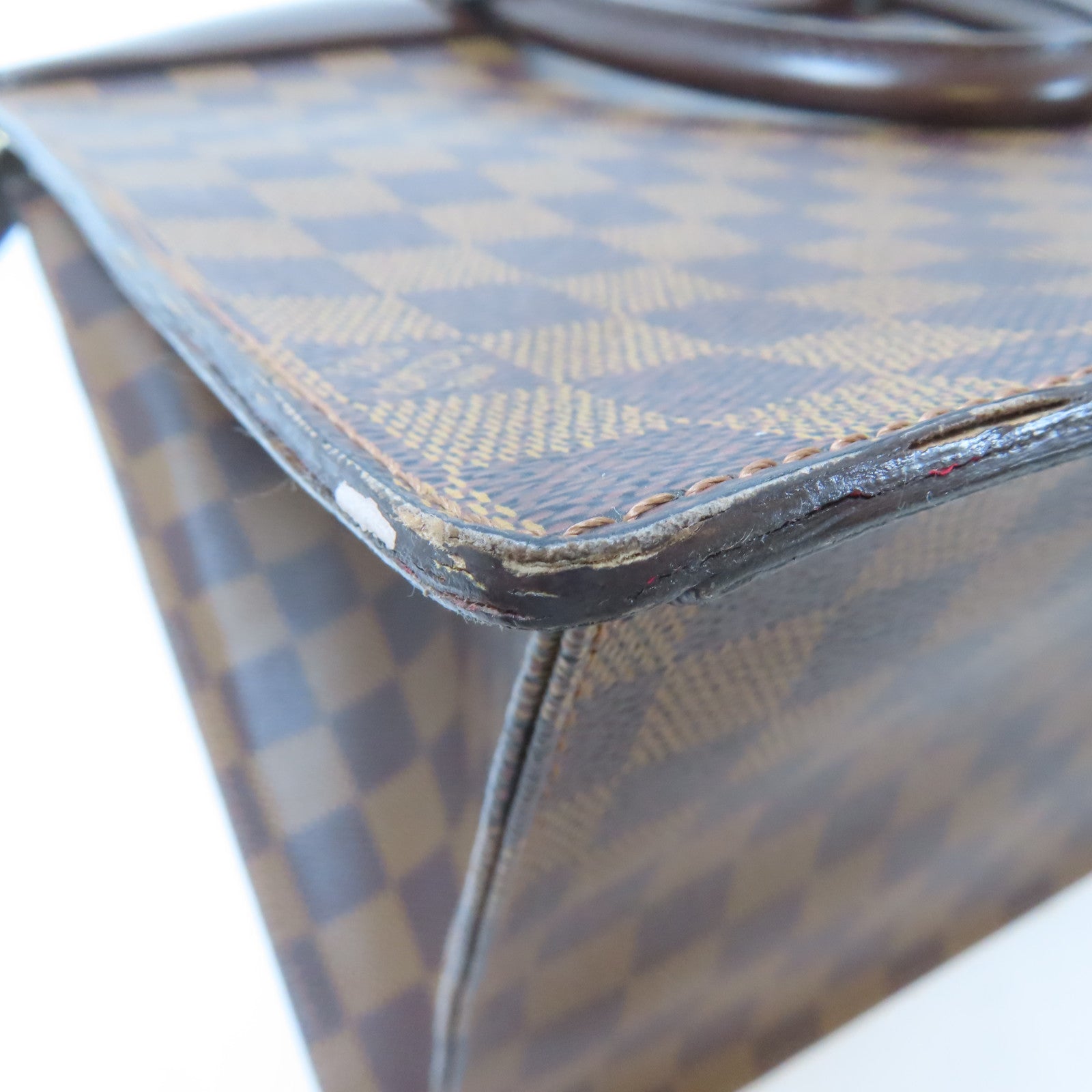 LOUIS VUITTON 【激減優惠】Damier Riviera金扣手挽袋啡色