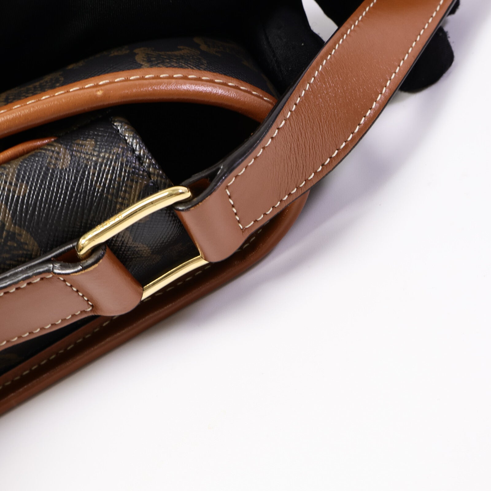 CELINE 塗層帆布Messenger Bag肩背袋
