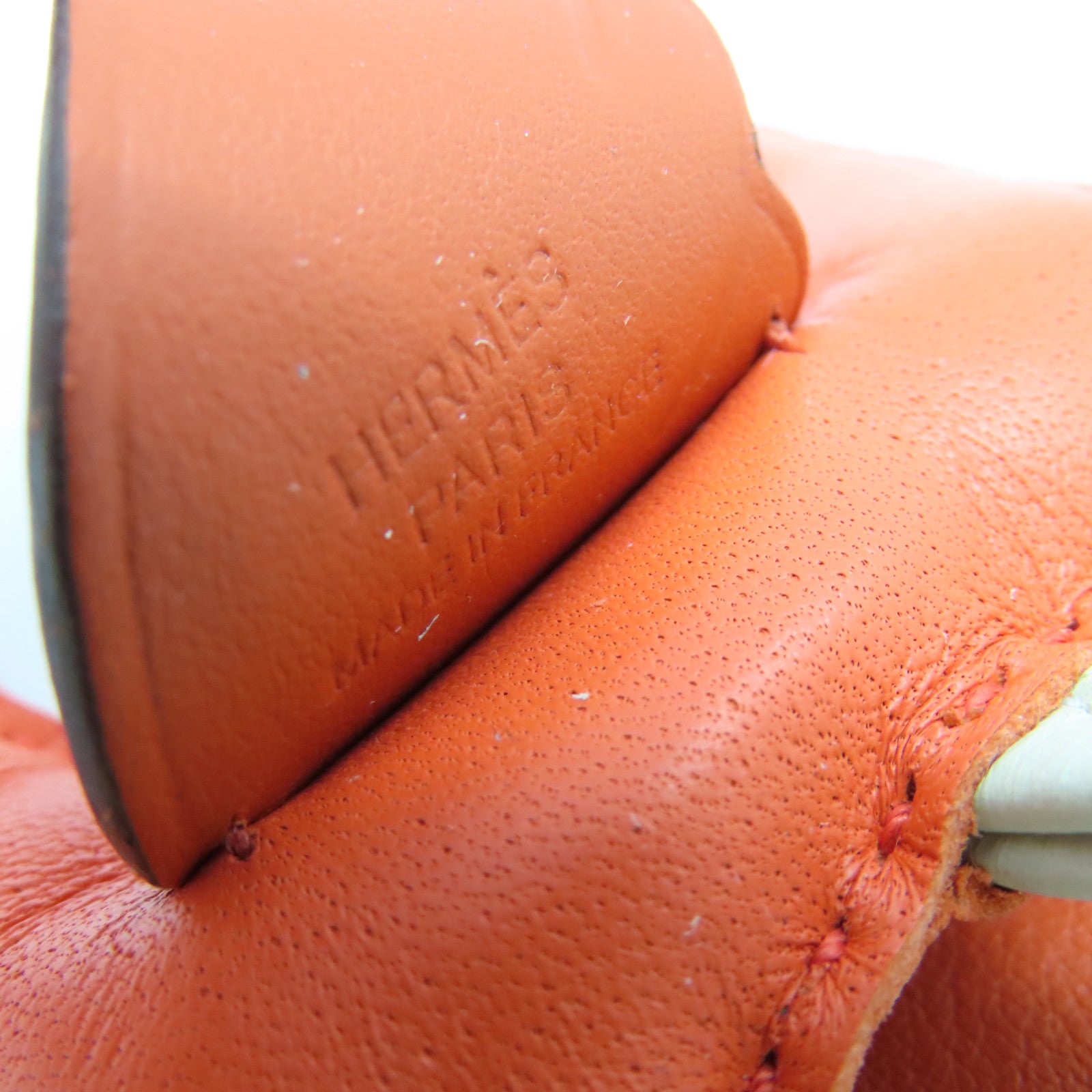 HERMES 【激減優惠】Swift皮革Rodeo Pegase PM Charm掛飾Orange橙色