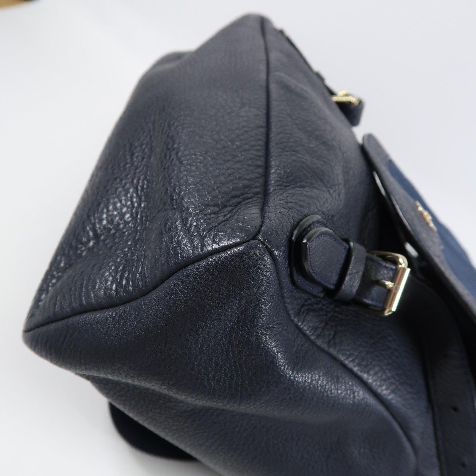 COACH 牛皮皮革Backpack金扣背包