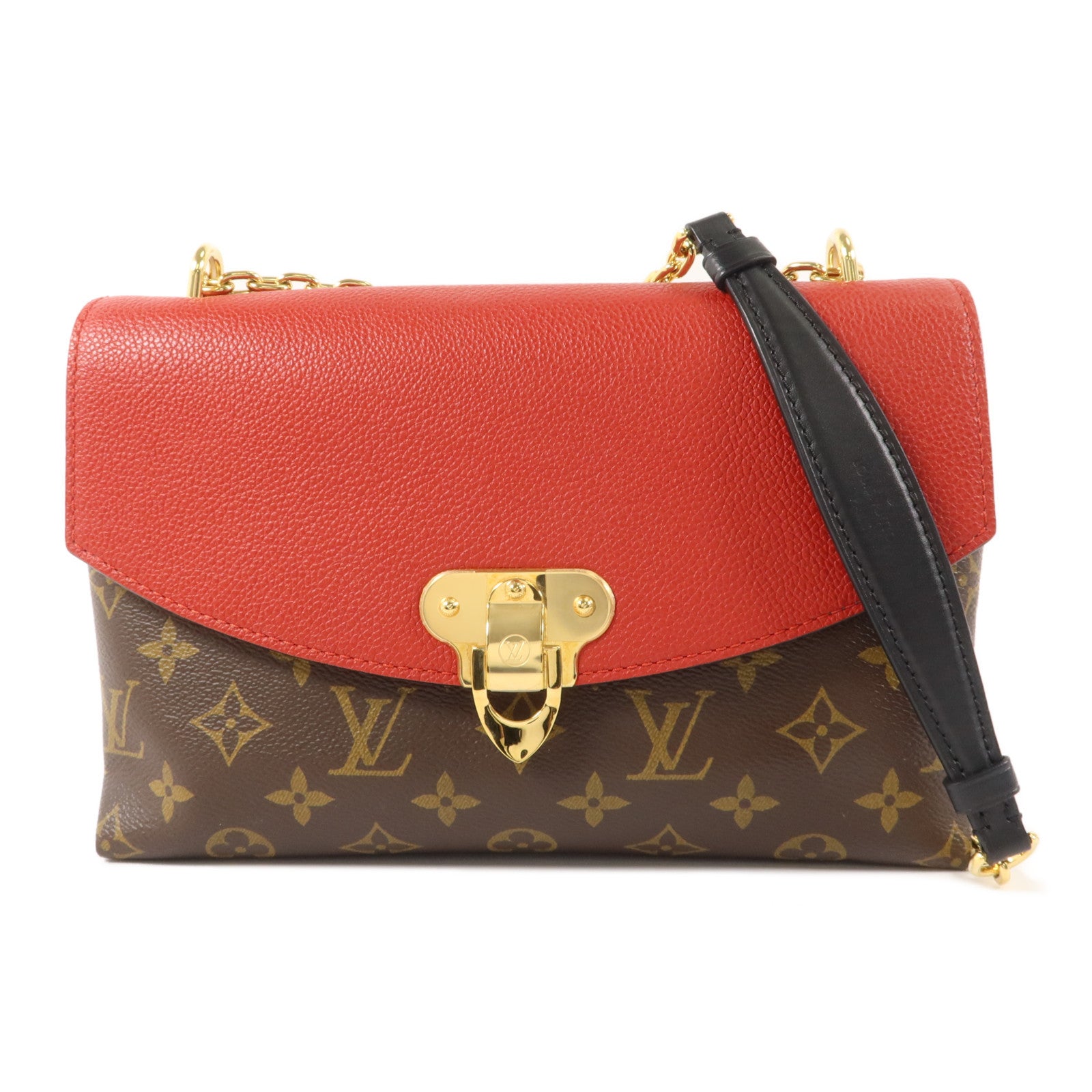 LOUIS VUITTON Monogram Saint Placide金扣肩背袋