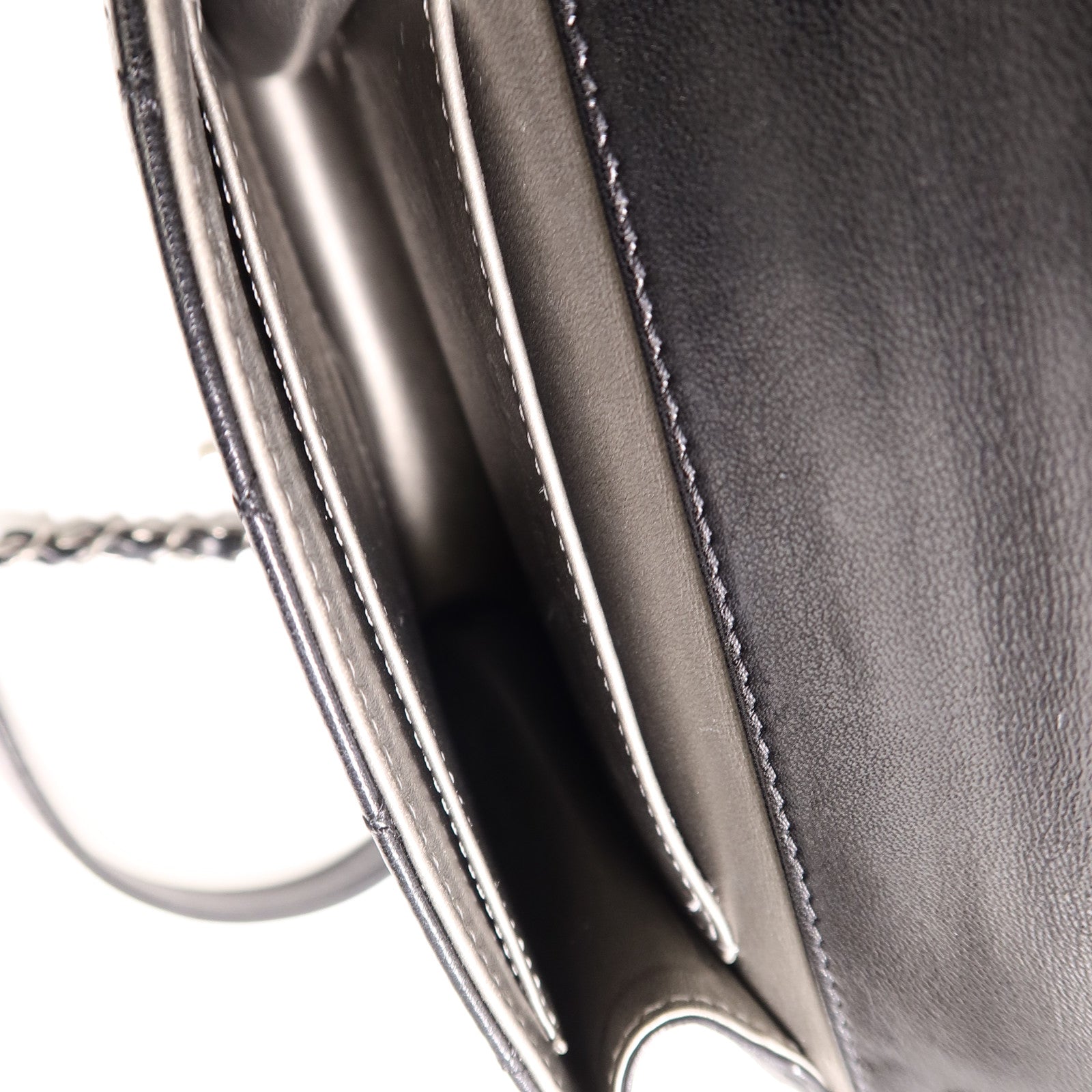 CHANEL 牛皮皮革Matelasse Pearl Chain Bag鏈帶肩背袋
