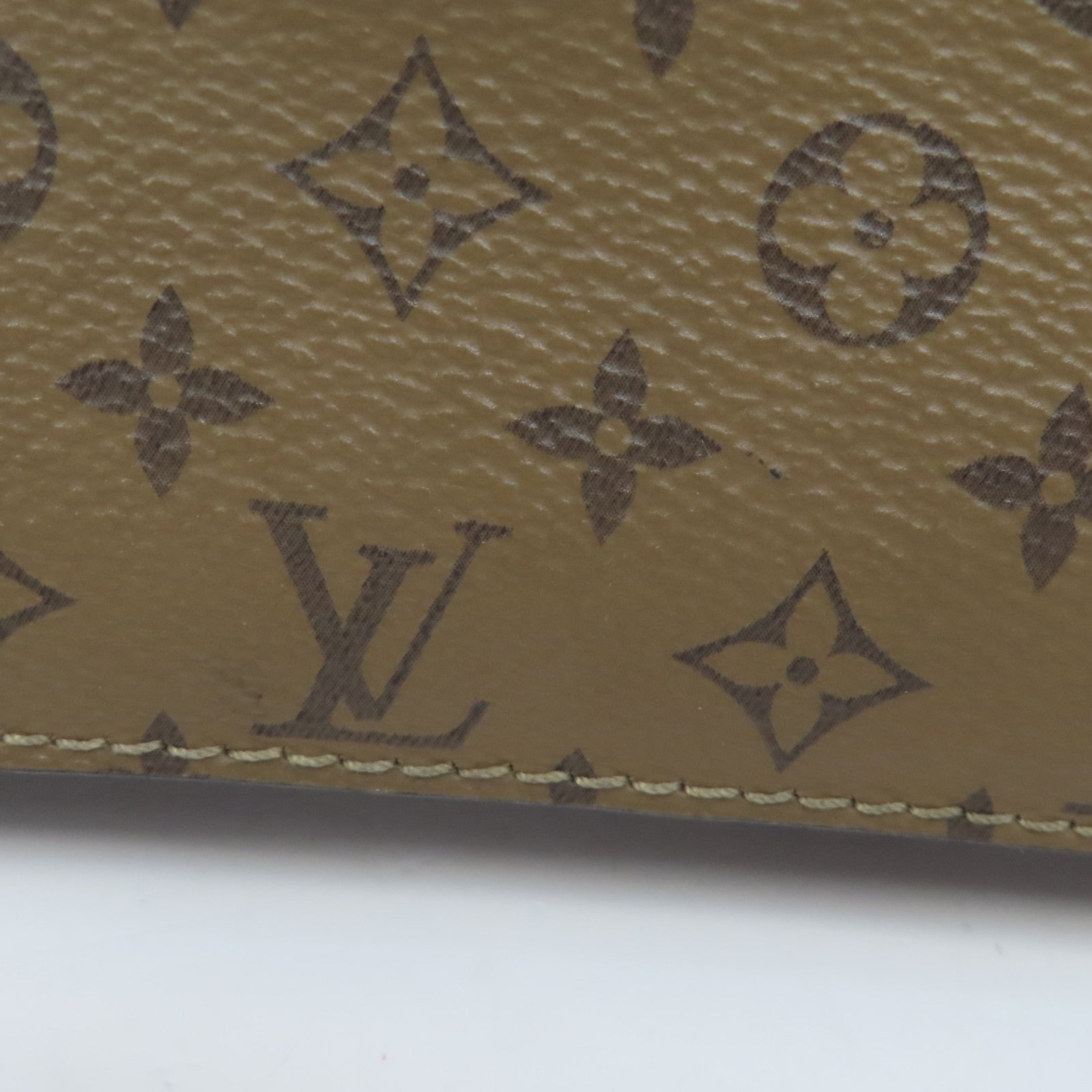 LOUIS VUITTON (PRICE DOWN) LV GHW Trunk Clutch Crossbody Bag Shoulder Monogram M43596 Brown