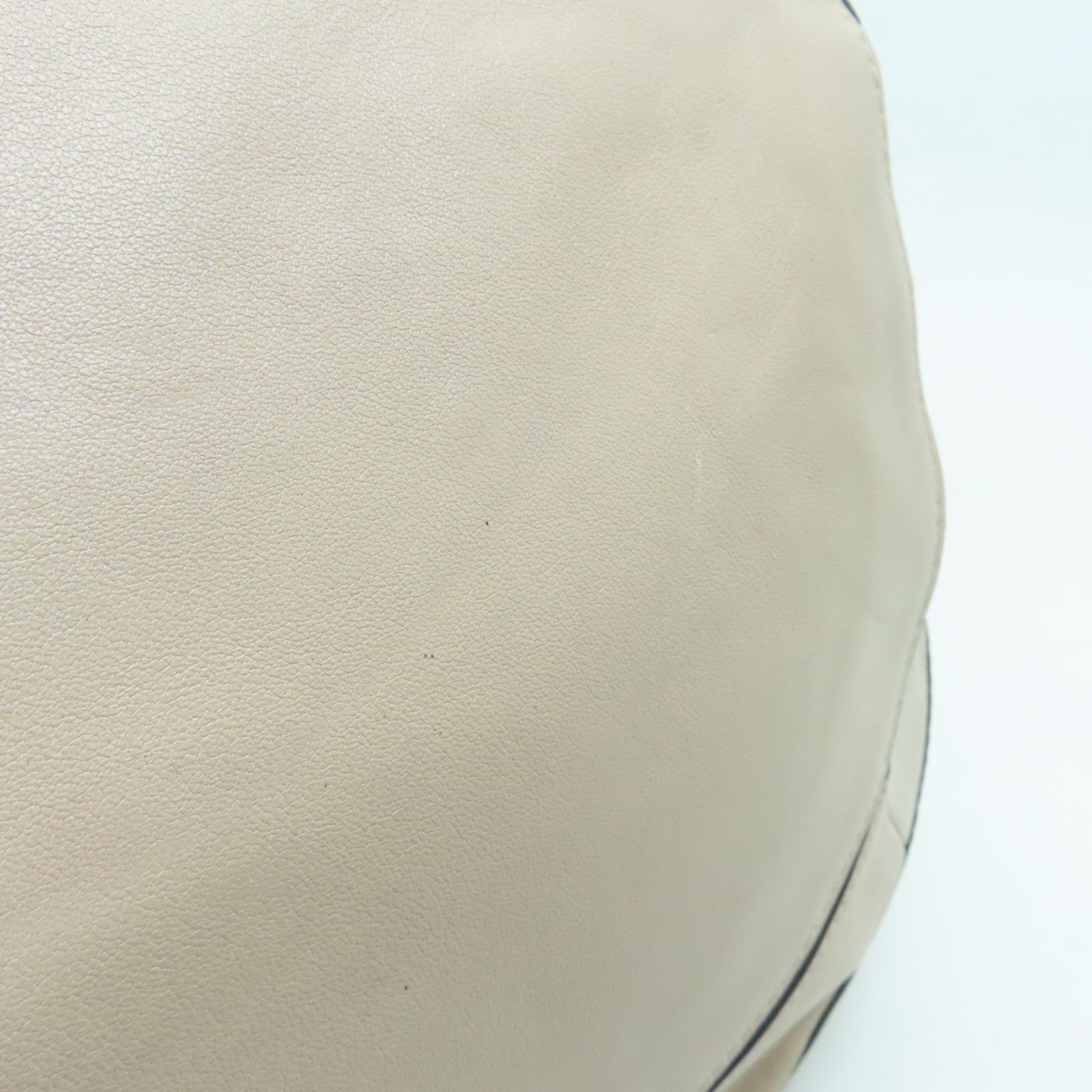 COACH 【激減優惠】牛皮皮革2 Way Shoulder銀扣手挽肩背兩用袋米色