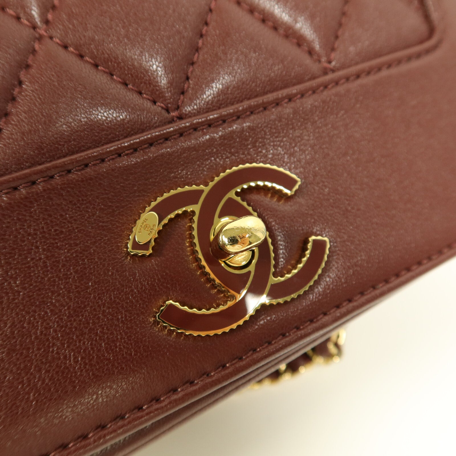 CHANEL 羊皮皮革Chain Shoulder鏈帶肩背袋
