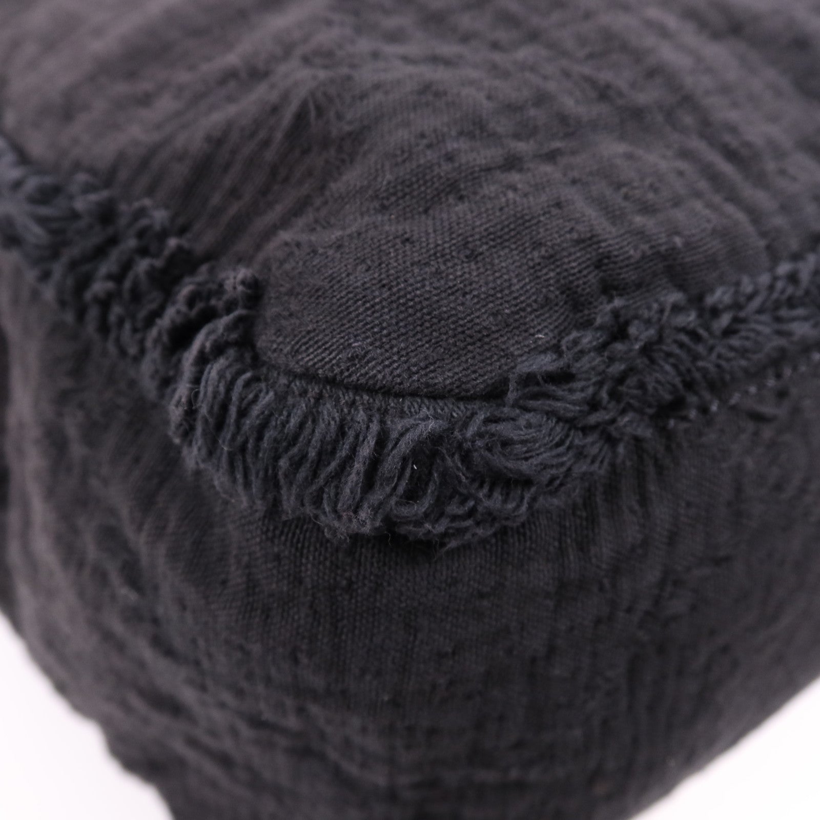 CHANEL 帆布/皮革Deauville Tote Bag銀扣鏈帶肩背袋