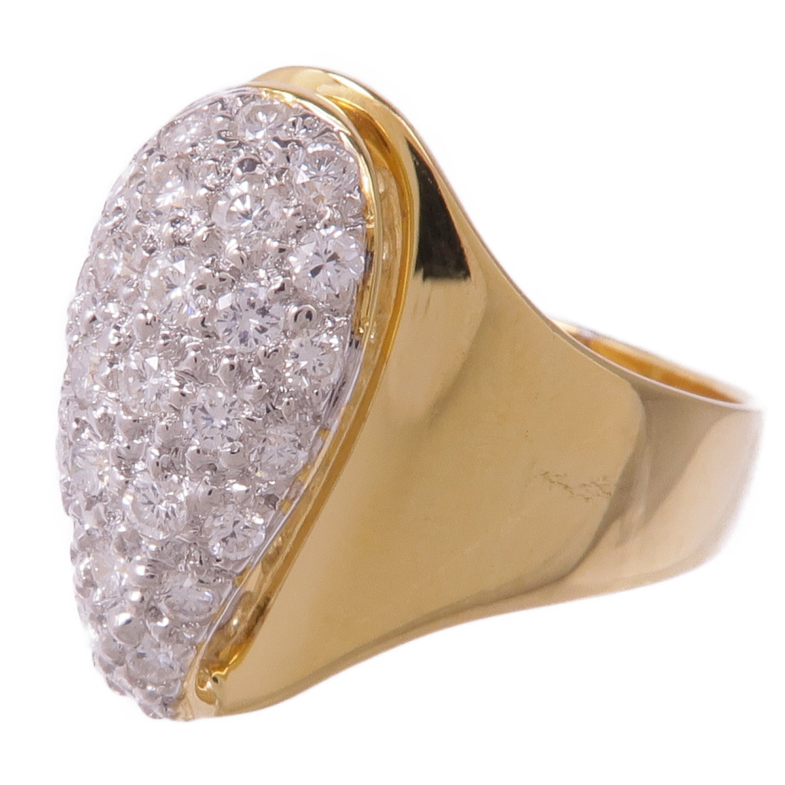 JEWELRY 18K黃金/白金Diamond Ring鑽石戒指US#6