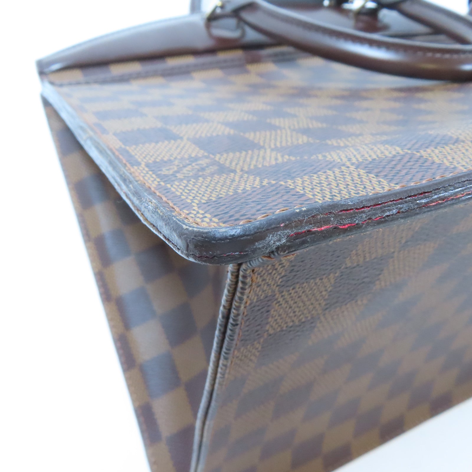 LOUIS VUITTON 【激減優惠】Damier Riviera金扣手挽袋啡色