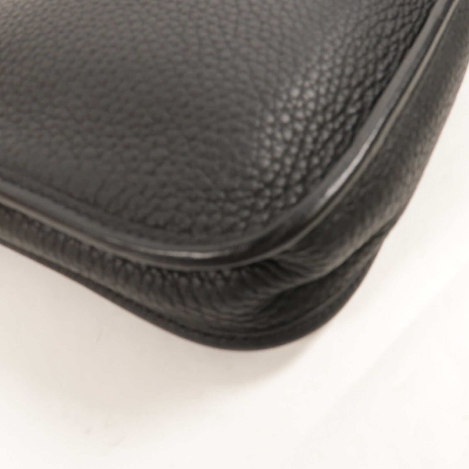 HERMES Clemence皮革Evelyne TPM肩背袋Noir