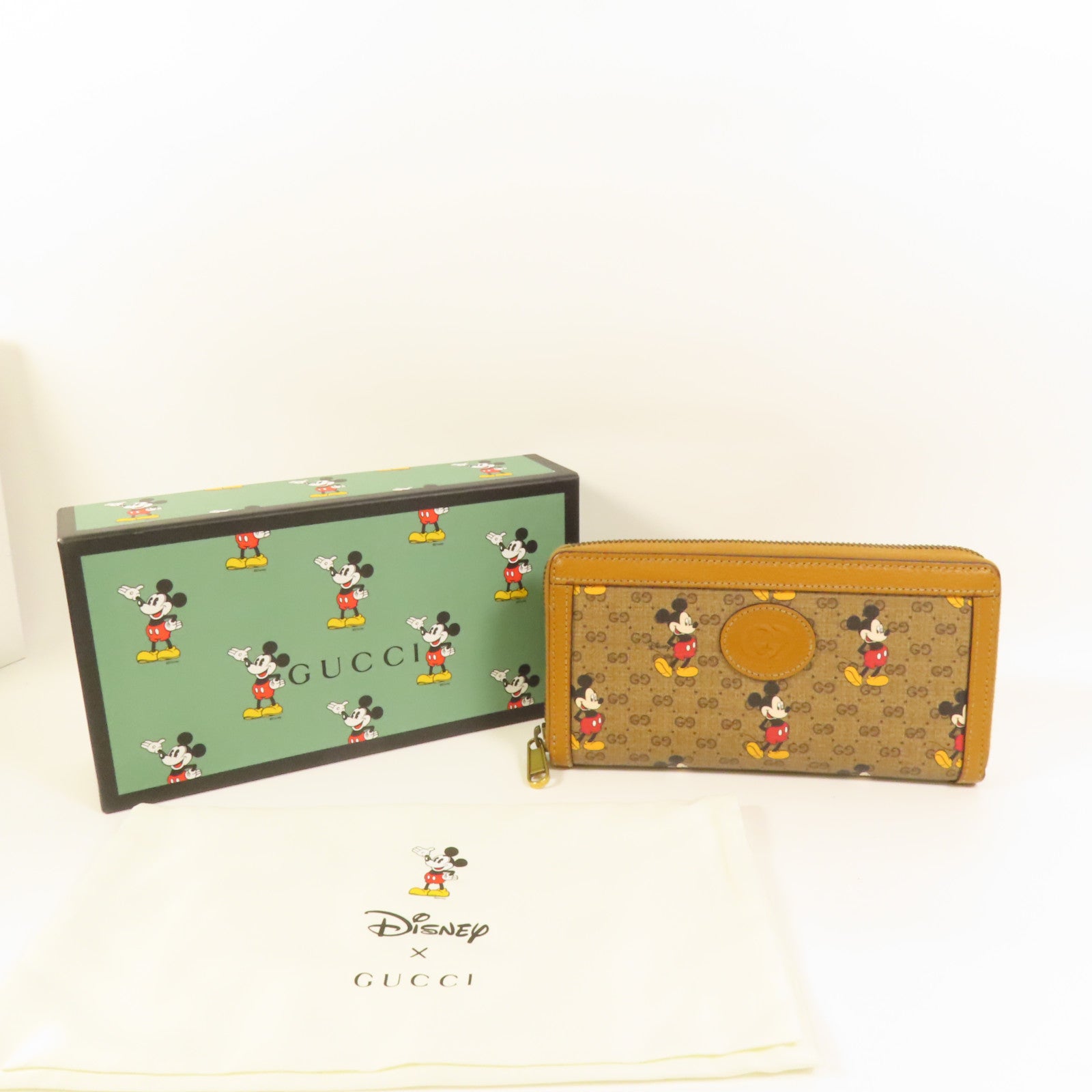 GUCCI 塗層帆布GG Supreme長錢包