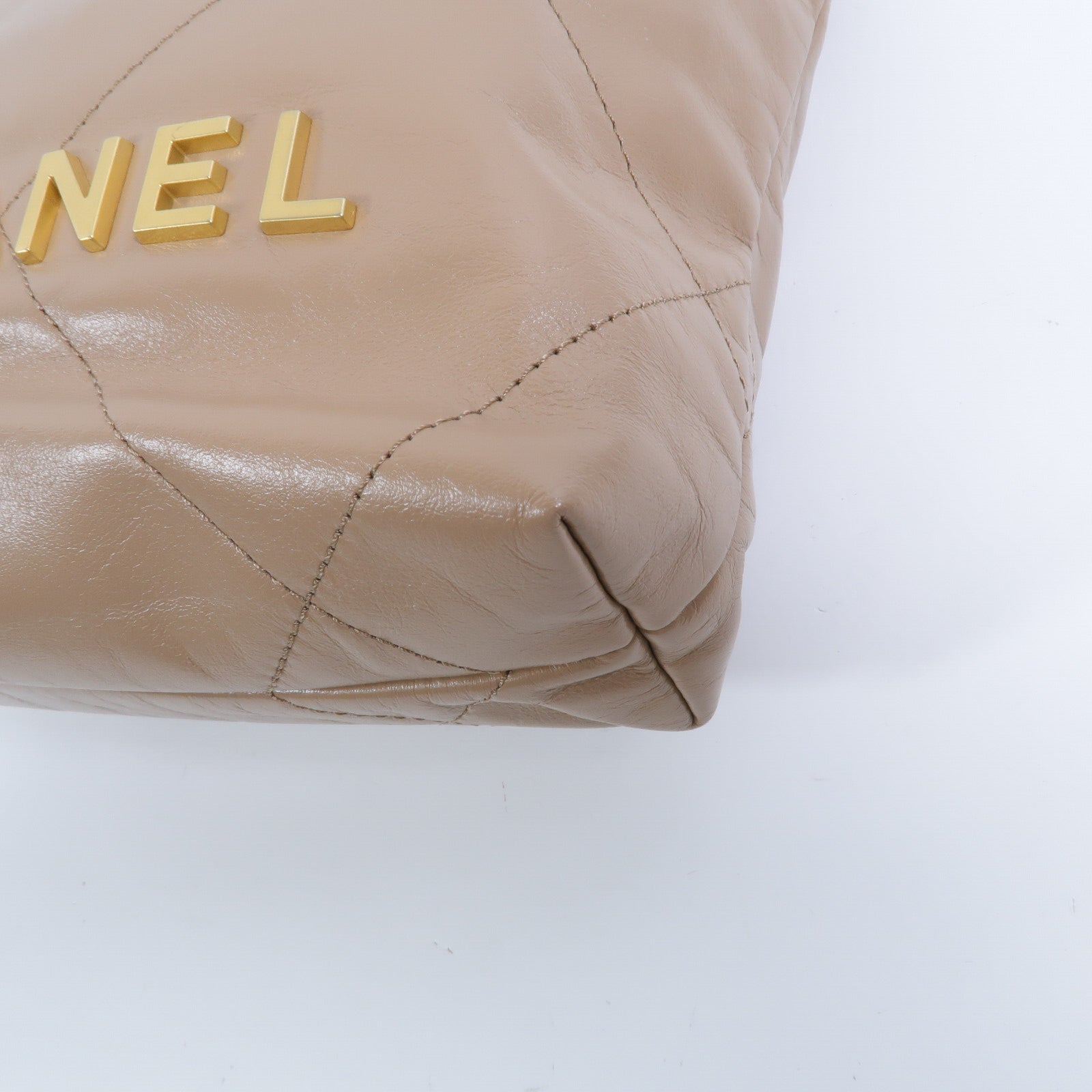 CHANEL 牛皮皮革Chanel 22 Mini鏈帶肩背袋