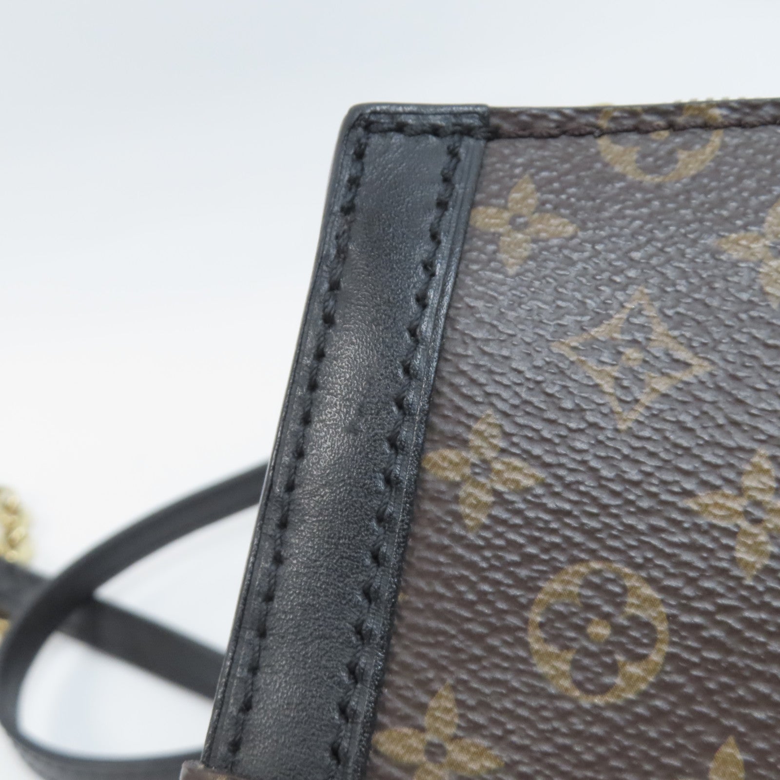 LOUIS VUITTON (PRICE DOWN) LV GHW Trunk Clutch Crossbody Bag Shoulder Monogram M43596 Brown