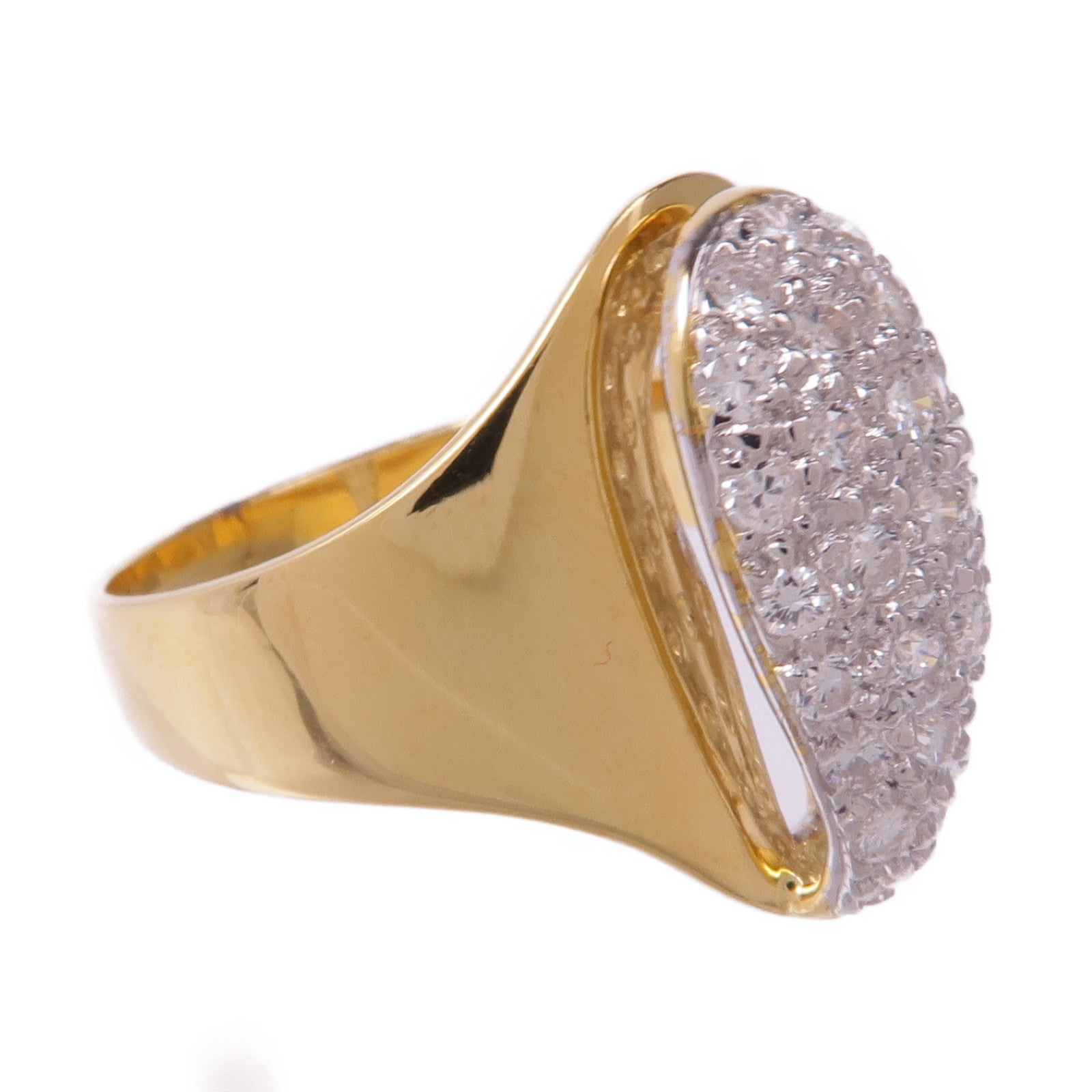 JEWELRY 18K黃金/白金Diamond Ring鑽石戒指US#6