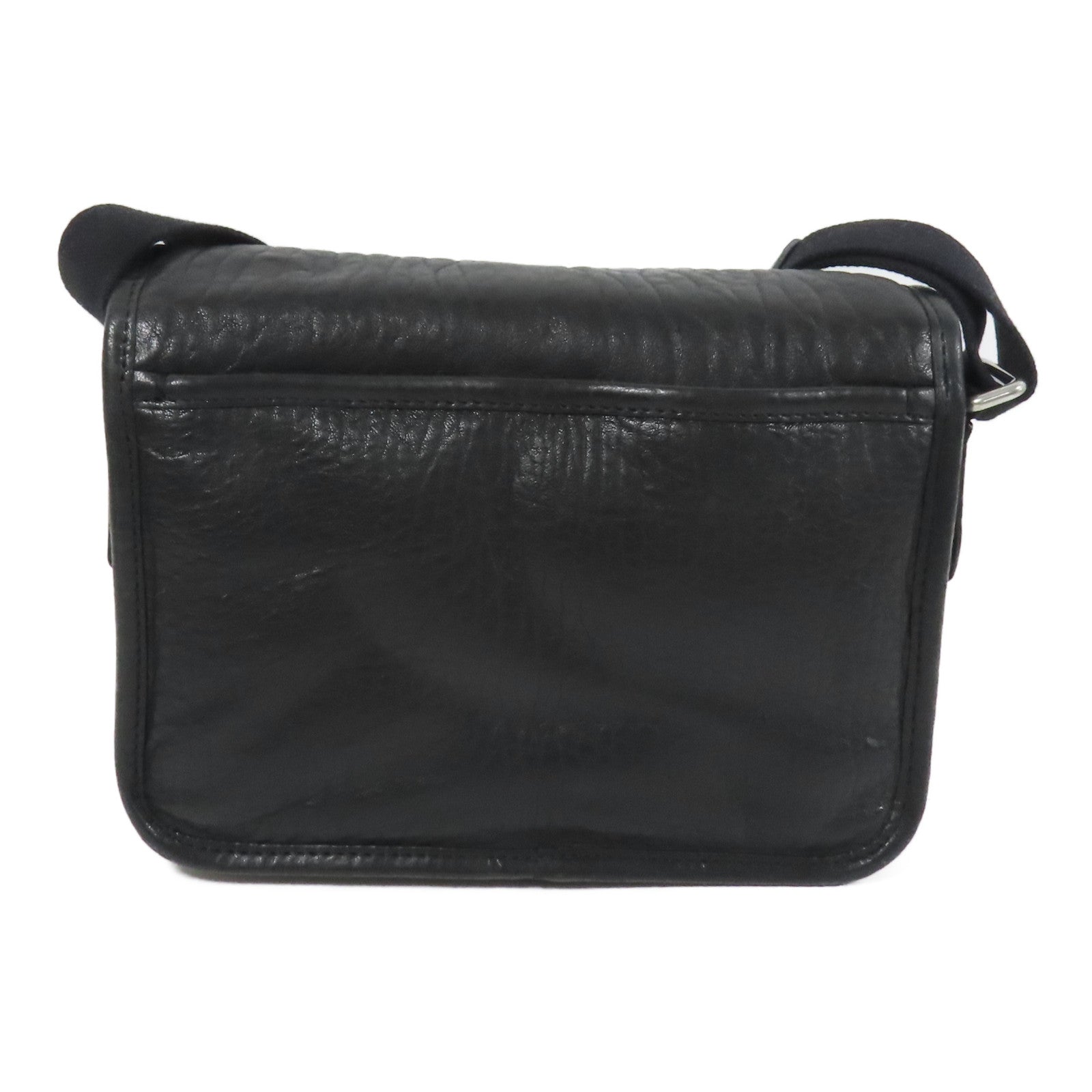 SAINT LAURENT 【激減優惠】羊皮皮革Niki Messenger Bag銀扣肩背袋