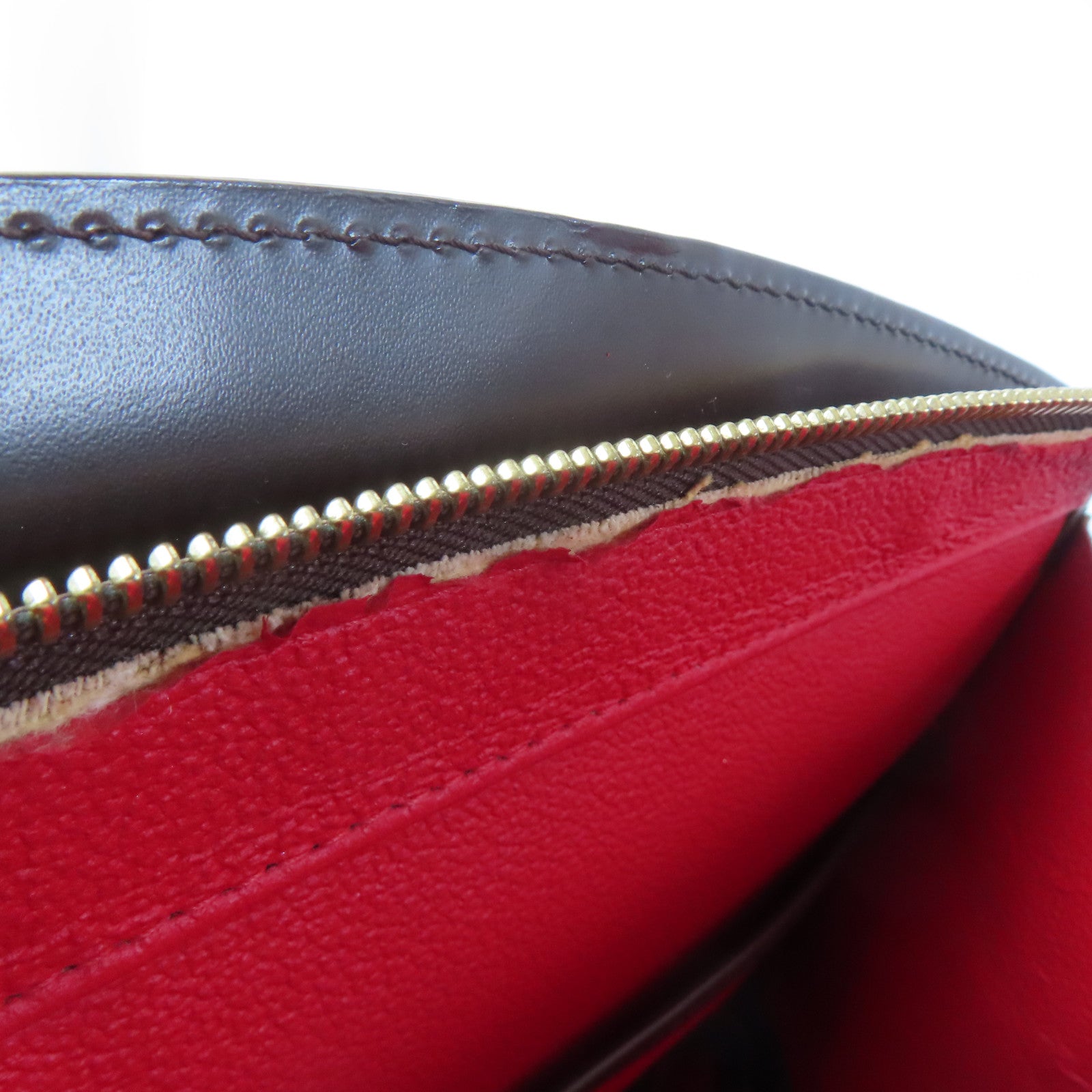 LOUIS VUITTON 【激減優惠】Damier Riviera金扣手挽袋啡色