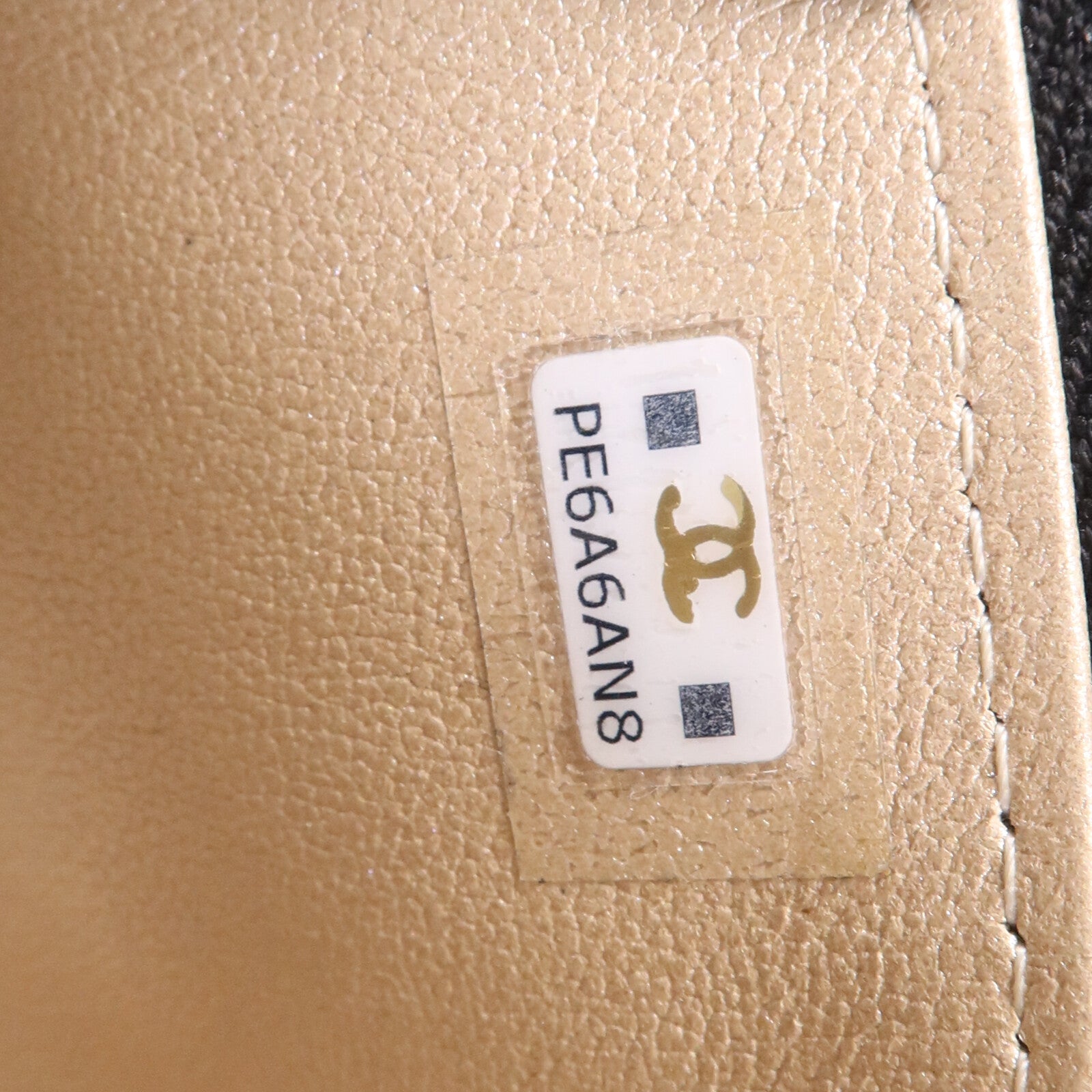 CHANEL 羊皮皮革Vanity Case金扣鏈帶肩背袋