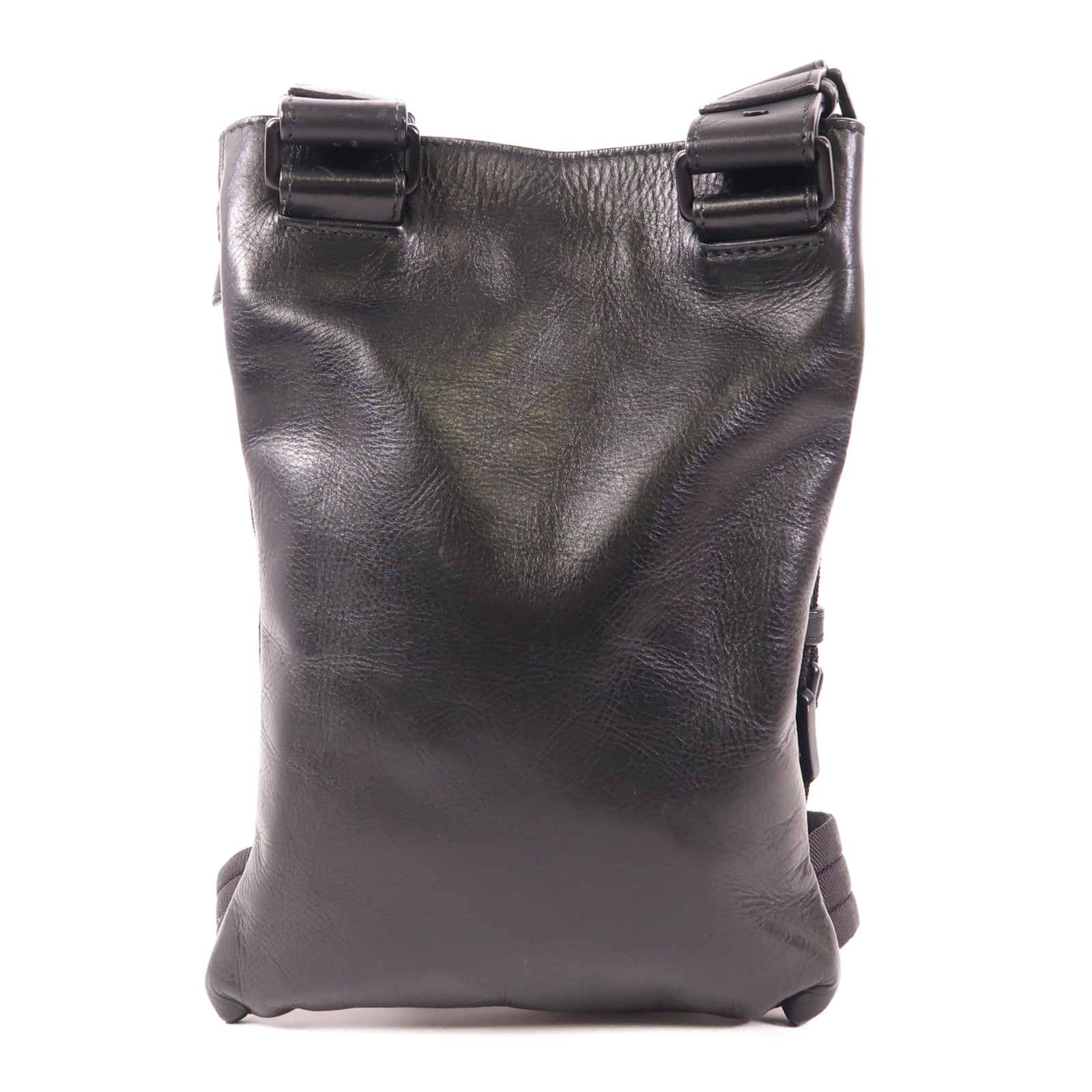 BOTTEGA VENETA 牛皮皮革Shoulder Bag肩背袋黑色