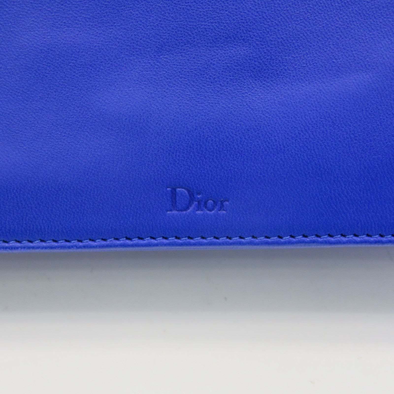 Dior 羊皮皮革Diorama Chain Shoulder Bag链带肩背袋蓝色