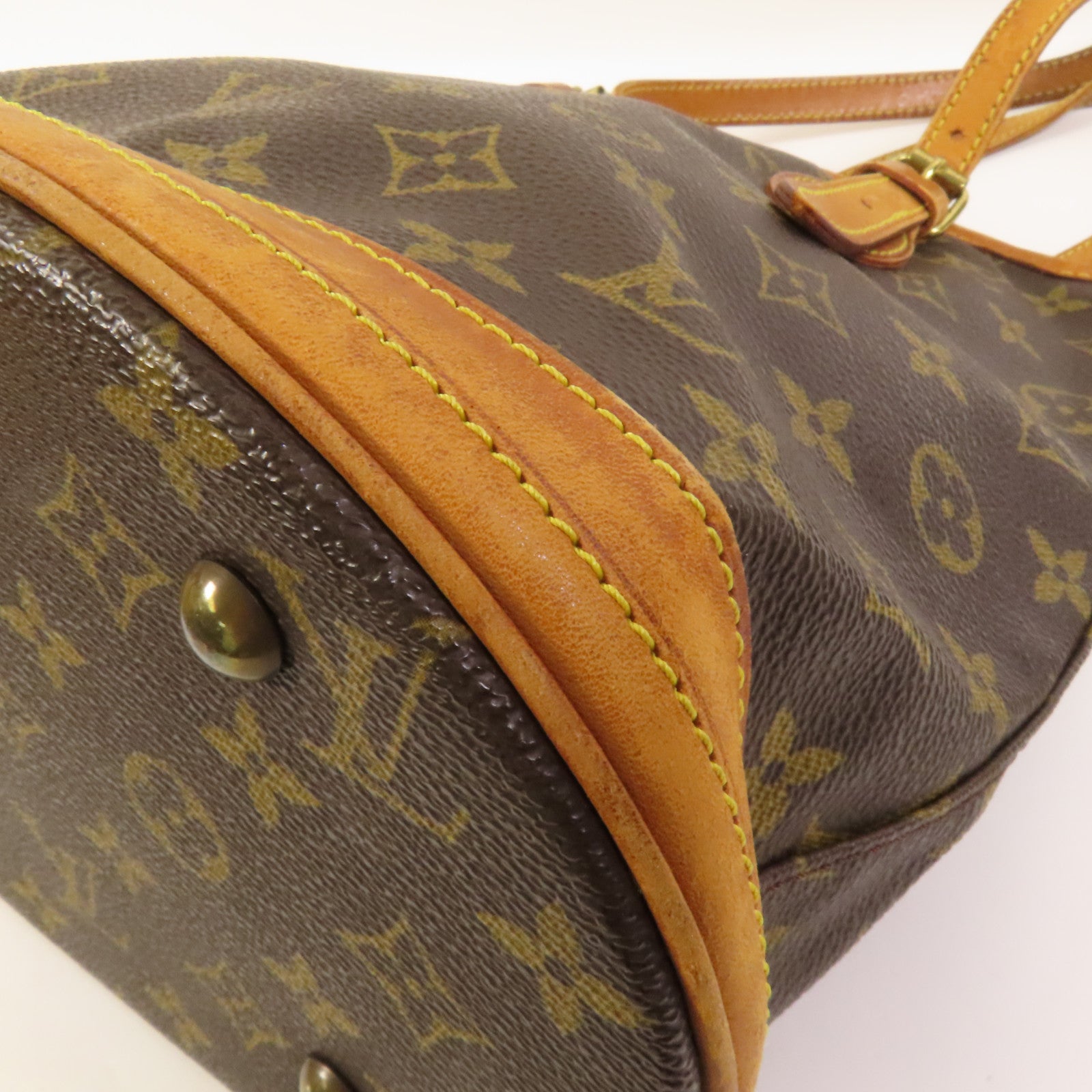 LOUIS VUITTON Monogram Bucket PM金扣手挽袋