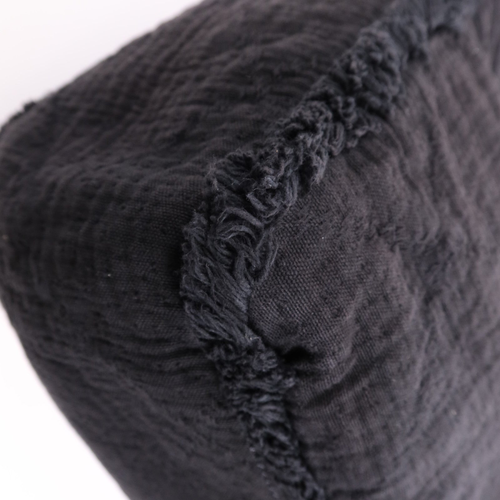 CHANEL 帆布/皮革Deauville Tote Bag銀扣鏈帶肩背袋