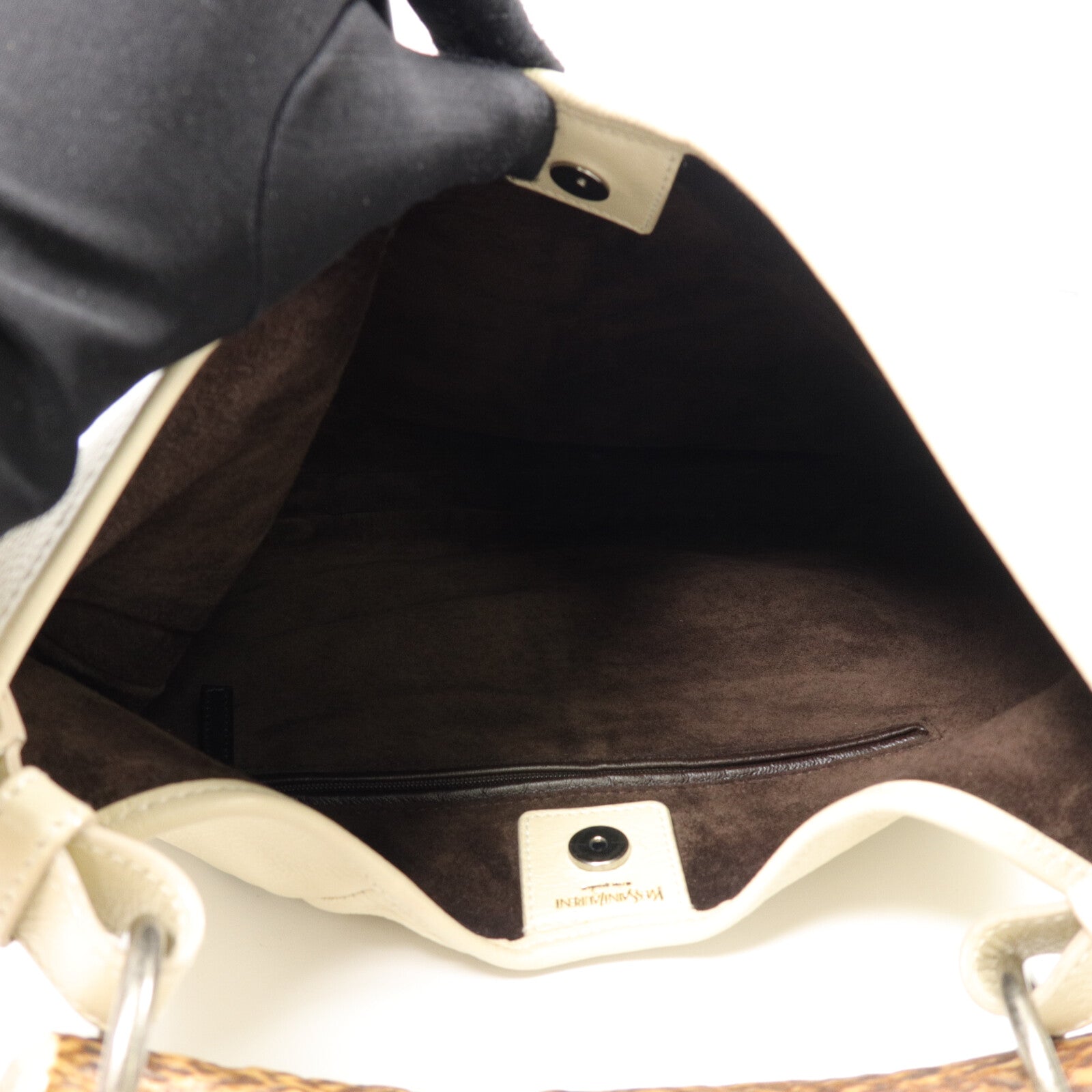 YVES SAINT LAURENT 牛皮皮革Mombasa Hobo Bag肩背袋