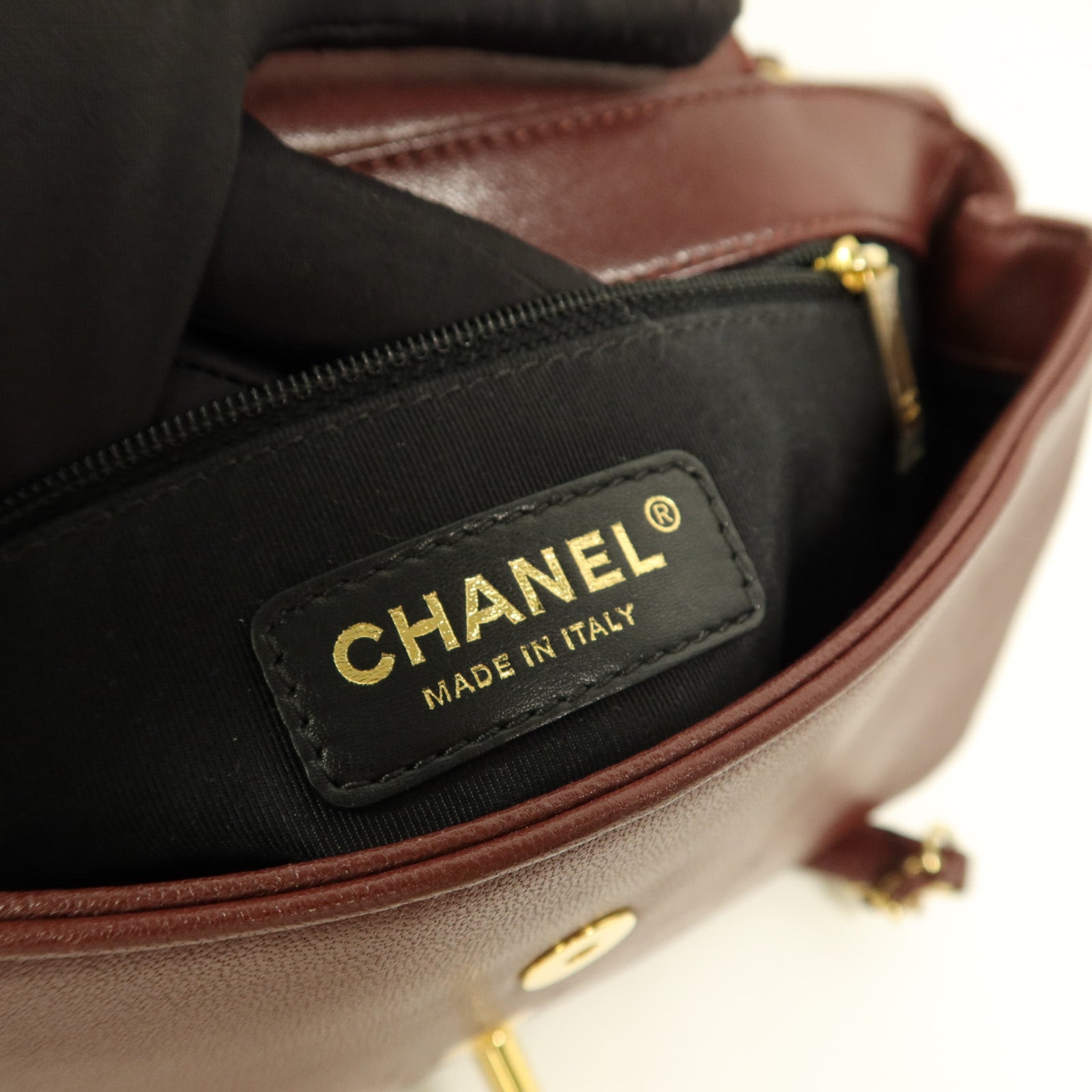 CHANEL 羊皮皮革Chain Shoulder鏈帶肩背袋