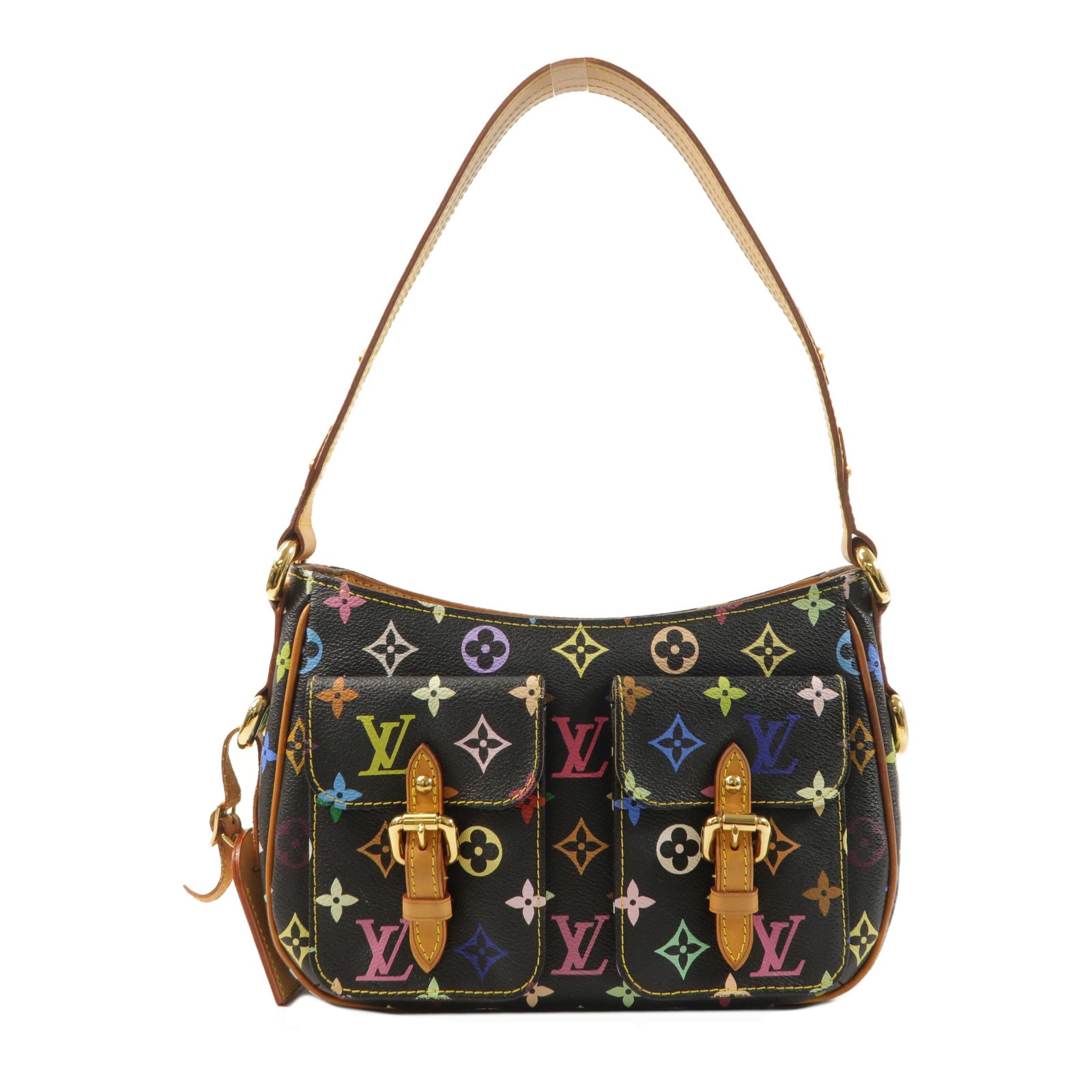LOUIS VUITTON Monogram Multicolore Lodge PM金扣肩背袋