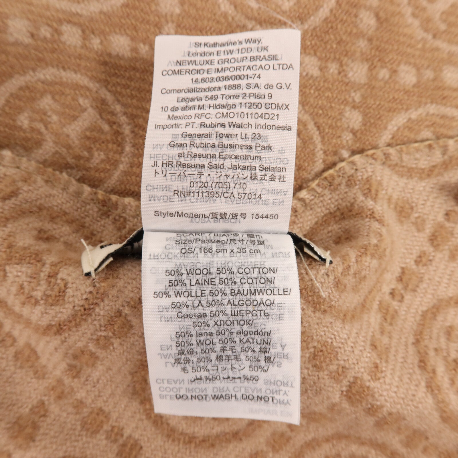 Tory Burch 棉質/羊毛Scarf圍巾