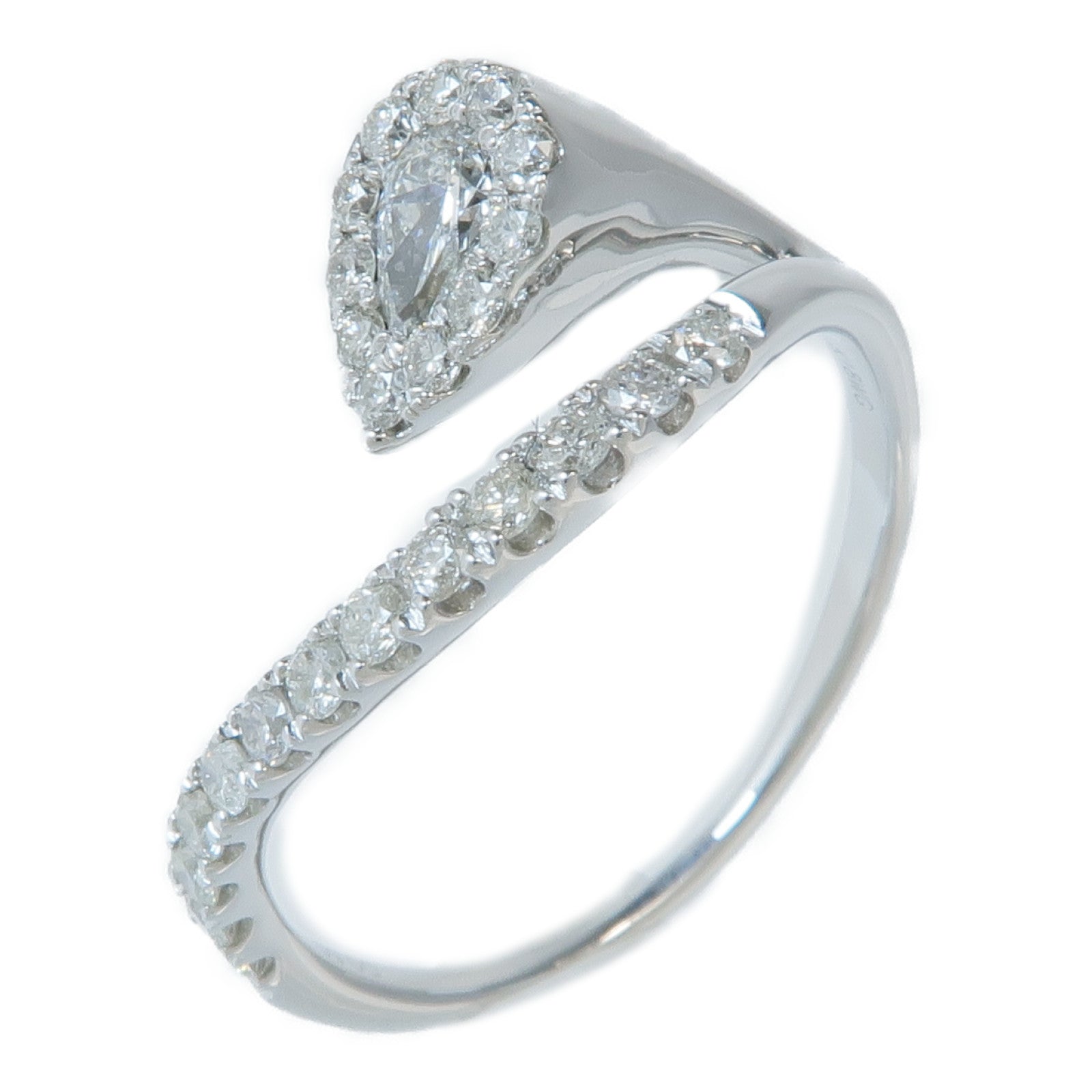 JEWELRY 18K白金Diamond Ring鑽石戒指US#6.75