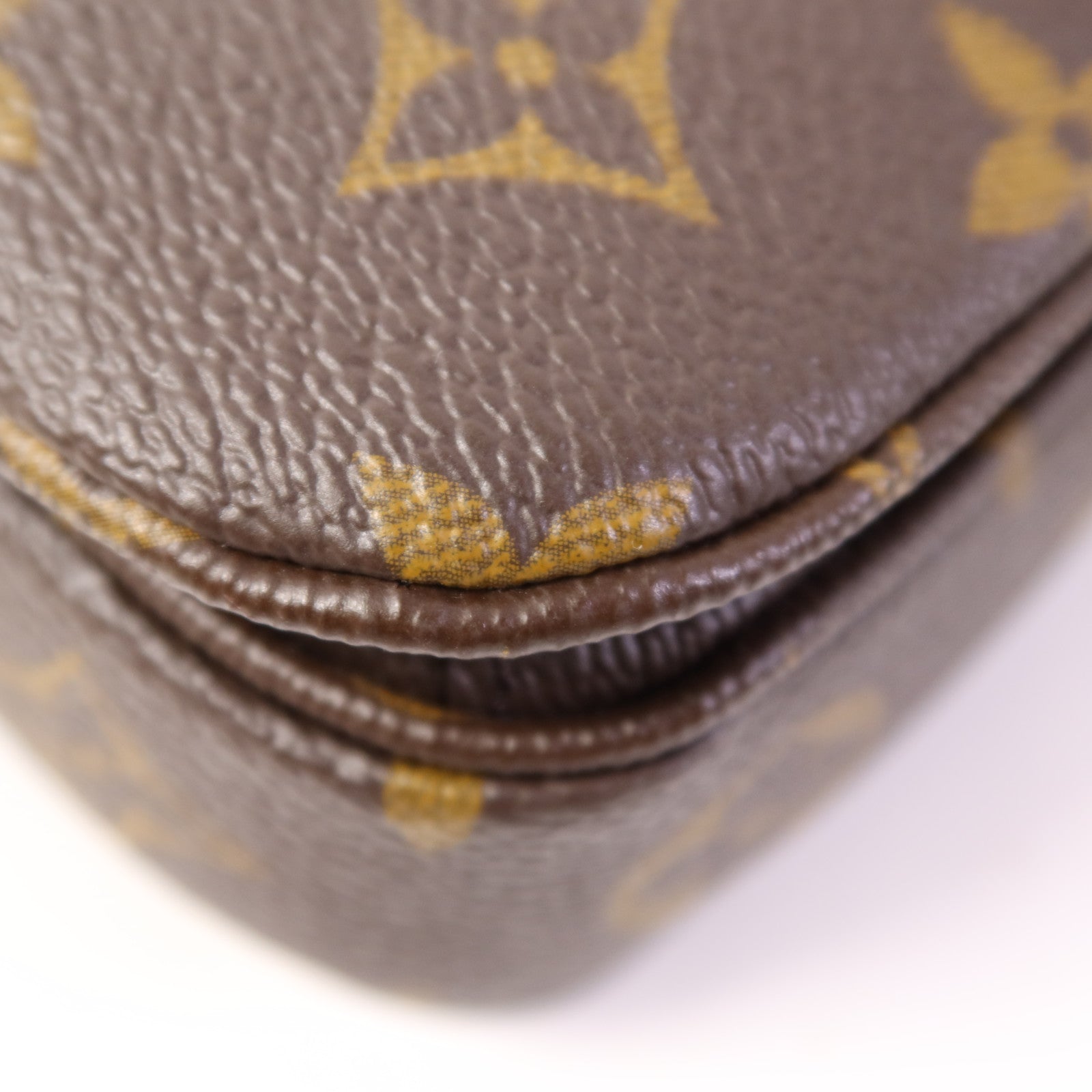 LOUIS VUITTON Monogram Pochette Métis East West金扣手挽肩背兩用袋