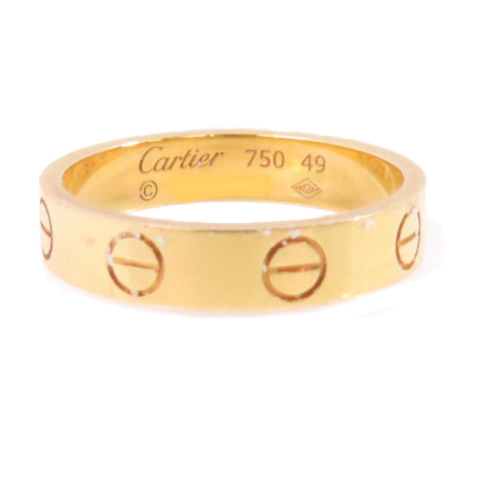 CARTIER 18K玫瑰金Love Wedding Ring戒指US#4.75/#49