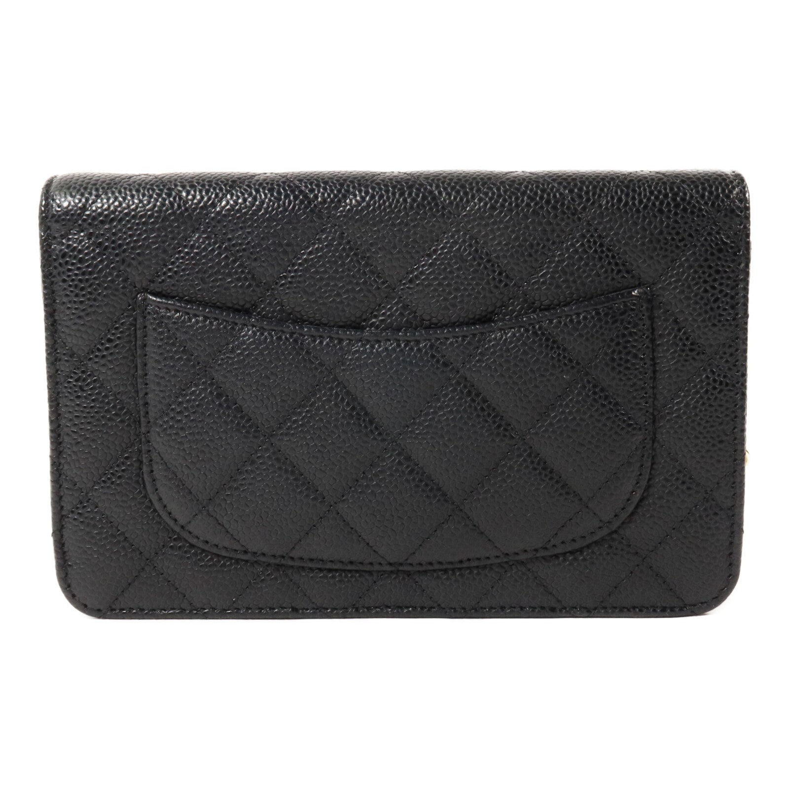 CHANEL 牛皮皮革WOC Wallet On Chain鏈帶肩背袋