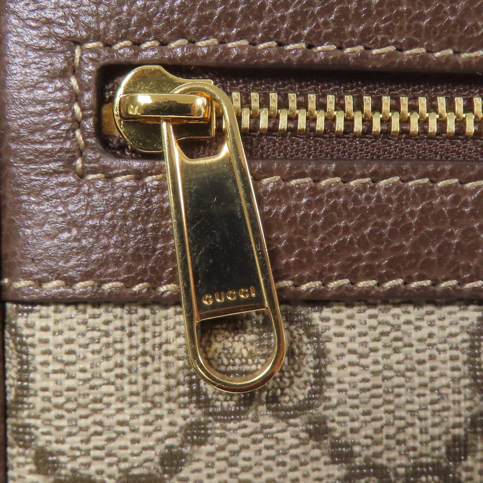 GUCCI 塗層帆布Ophidia Mini金扣肩背袋