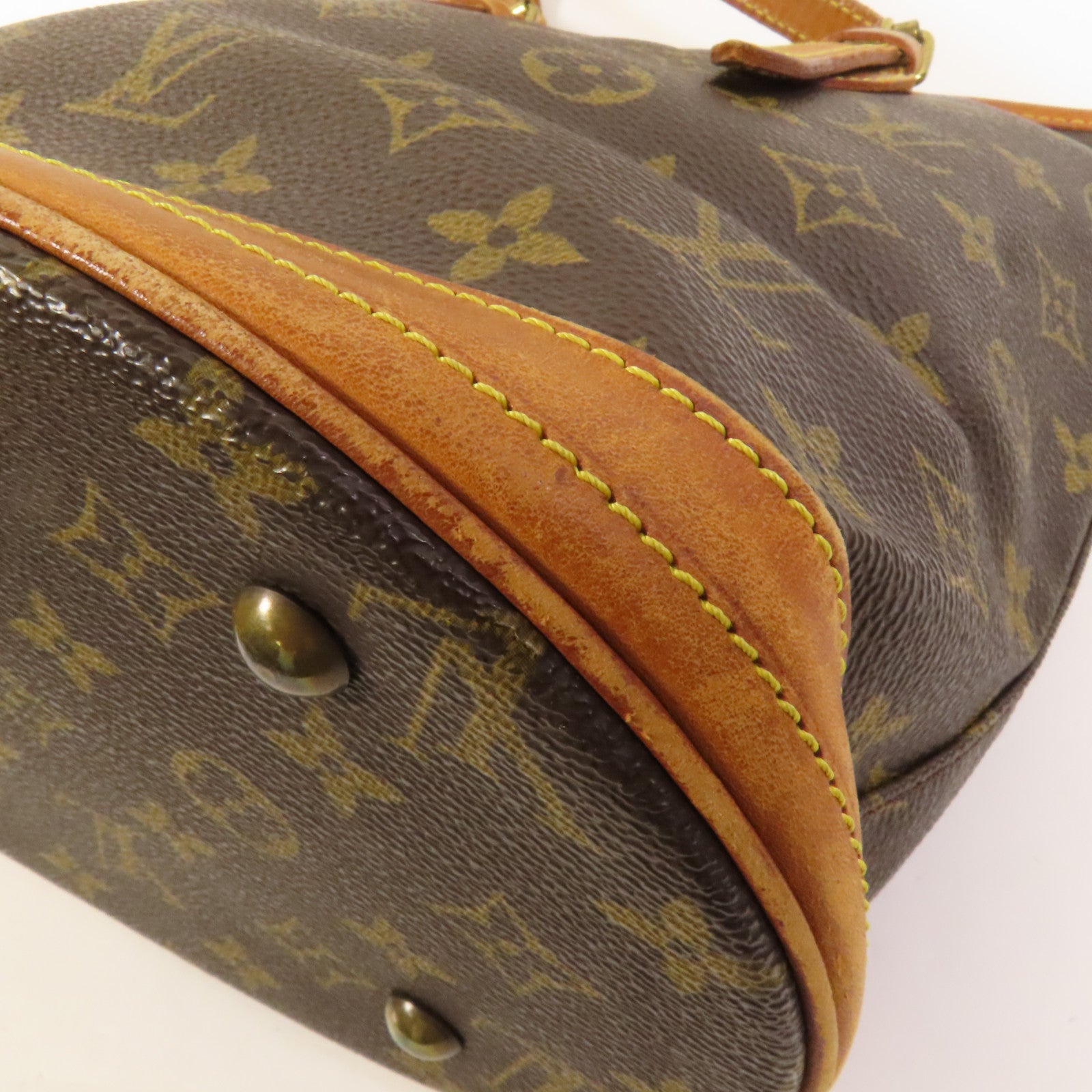 LOUIS VUITTON Monogram Bucket PM金扣手挽袋