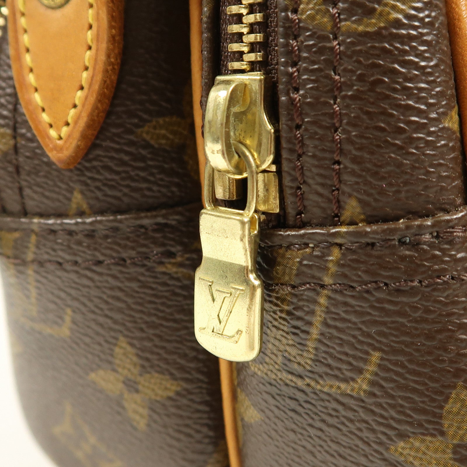 LOUIS VUITTON Monogram Reporter PM金扣肩背袋